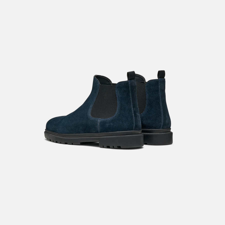 Dark blue men&#039;s ankle shoes Geox Andalo - Men&#039;s