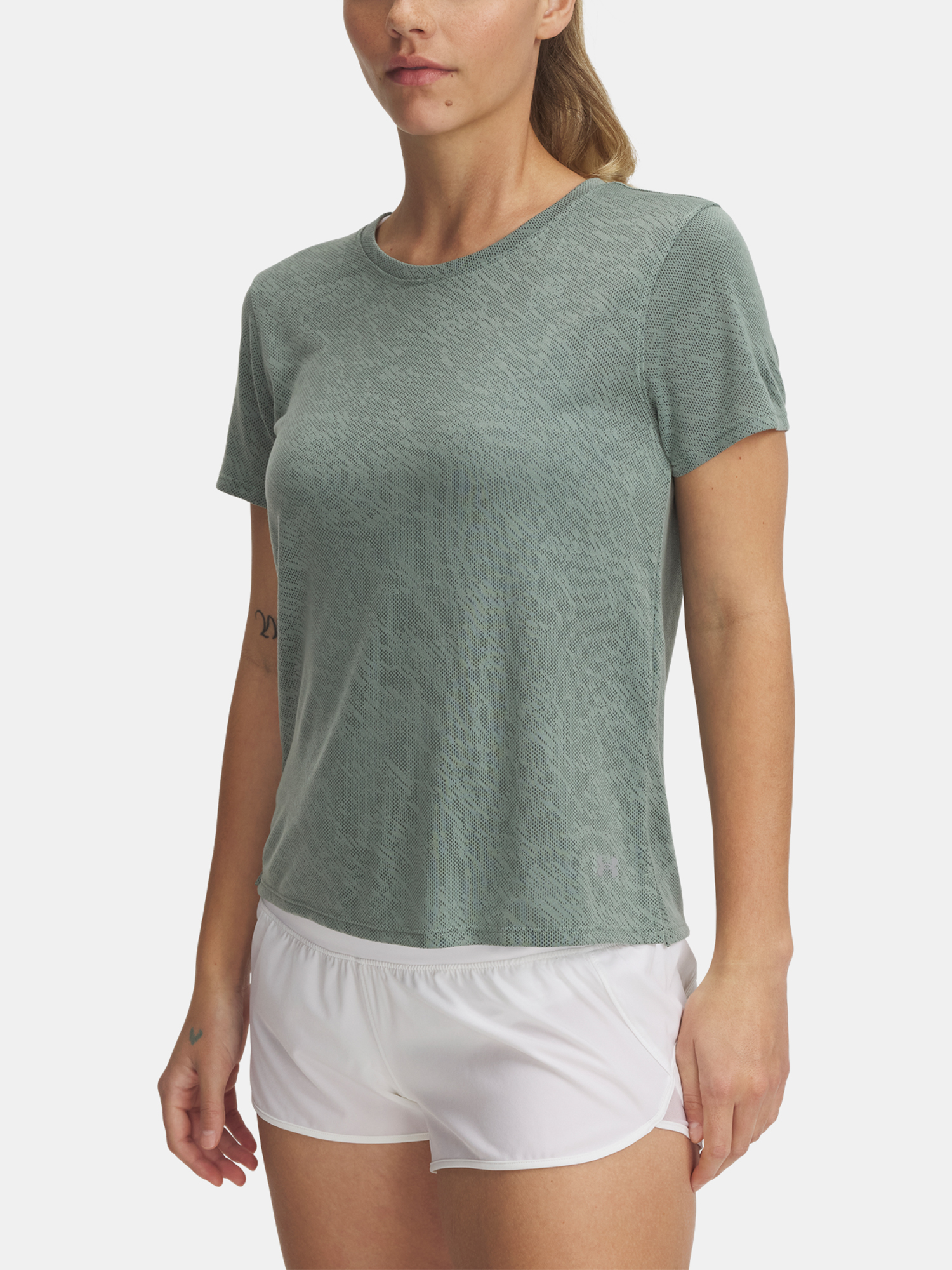 Women&#039;s T-shirt Under Armour UA Launch Camo Shortsleeve - Women&#039;s
