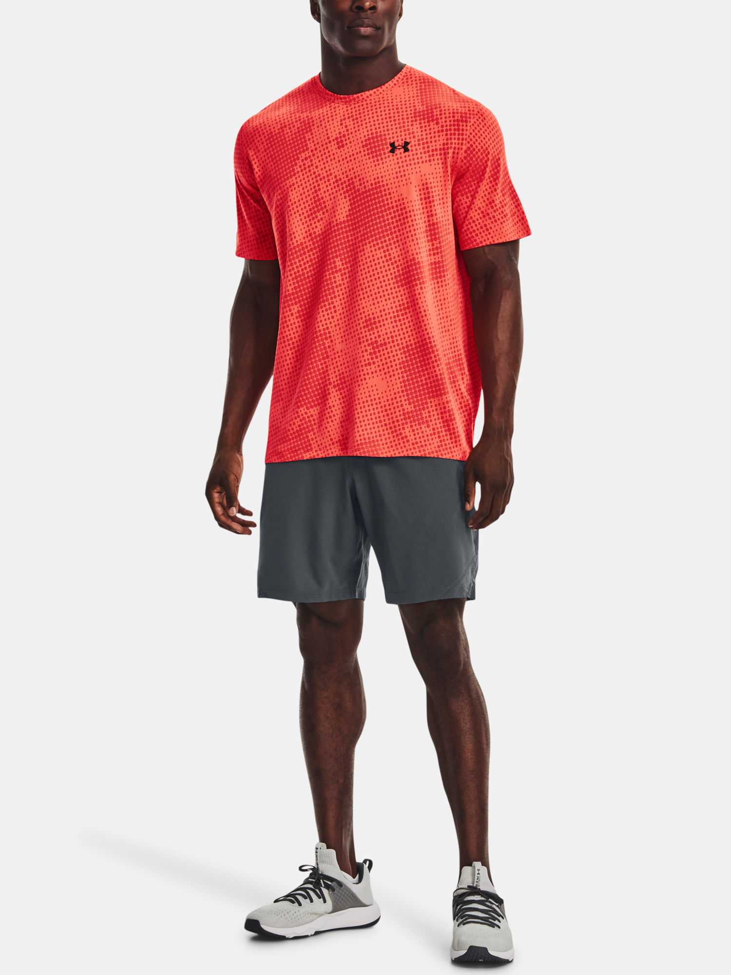 Under Armour T-Shirt UA Training Vent Jacq SS-RED - Men