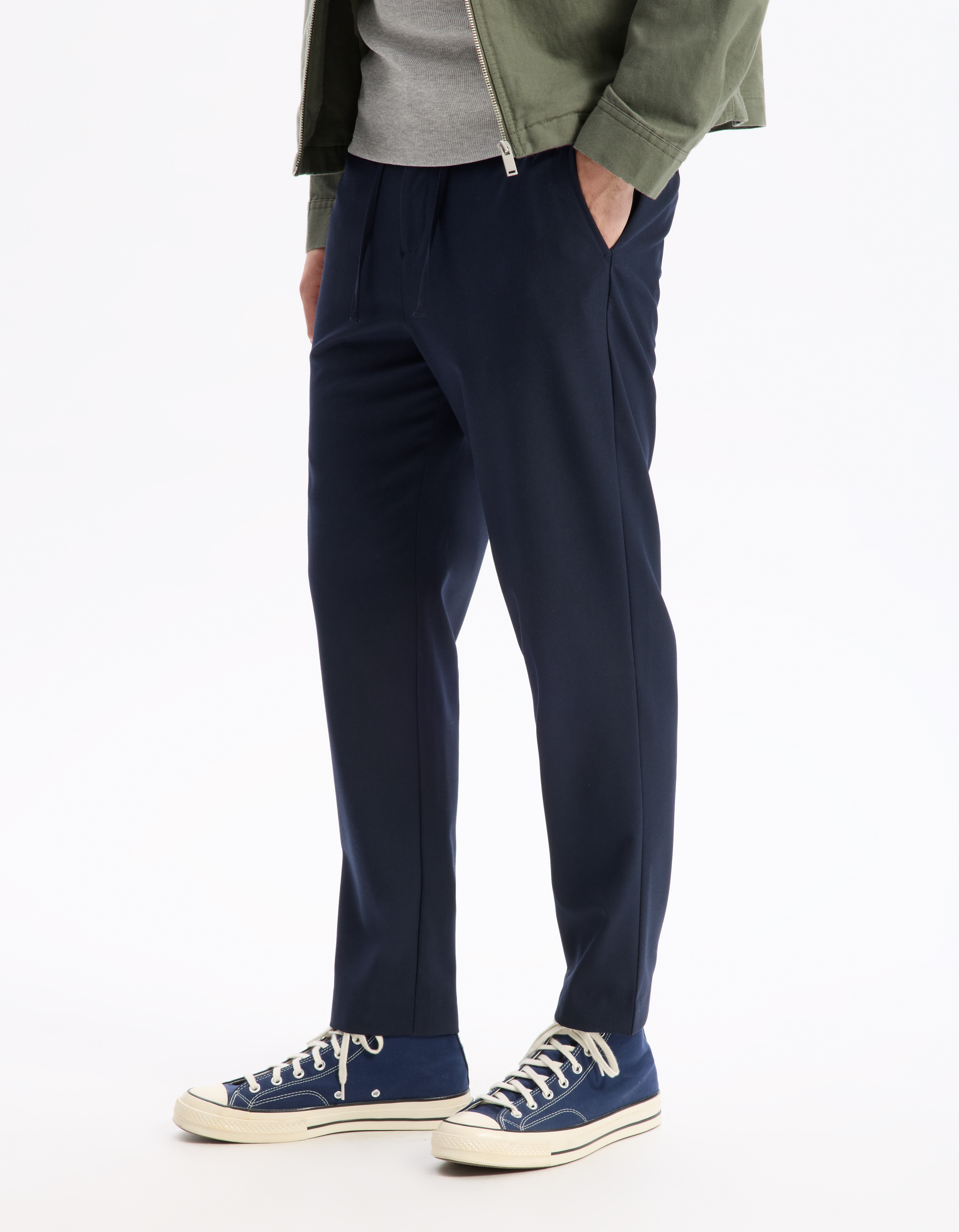Pantaloni casual pentru barbati Celio - albastru inchis