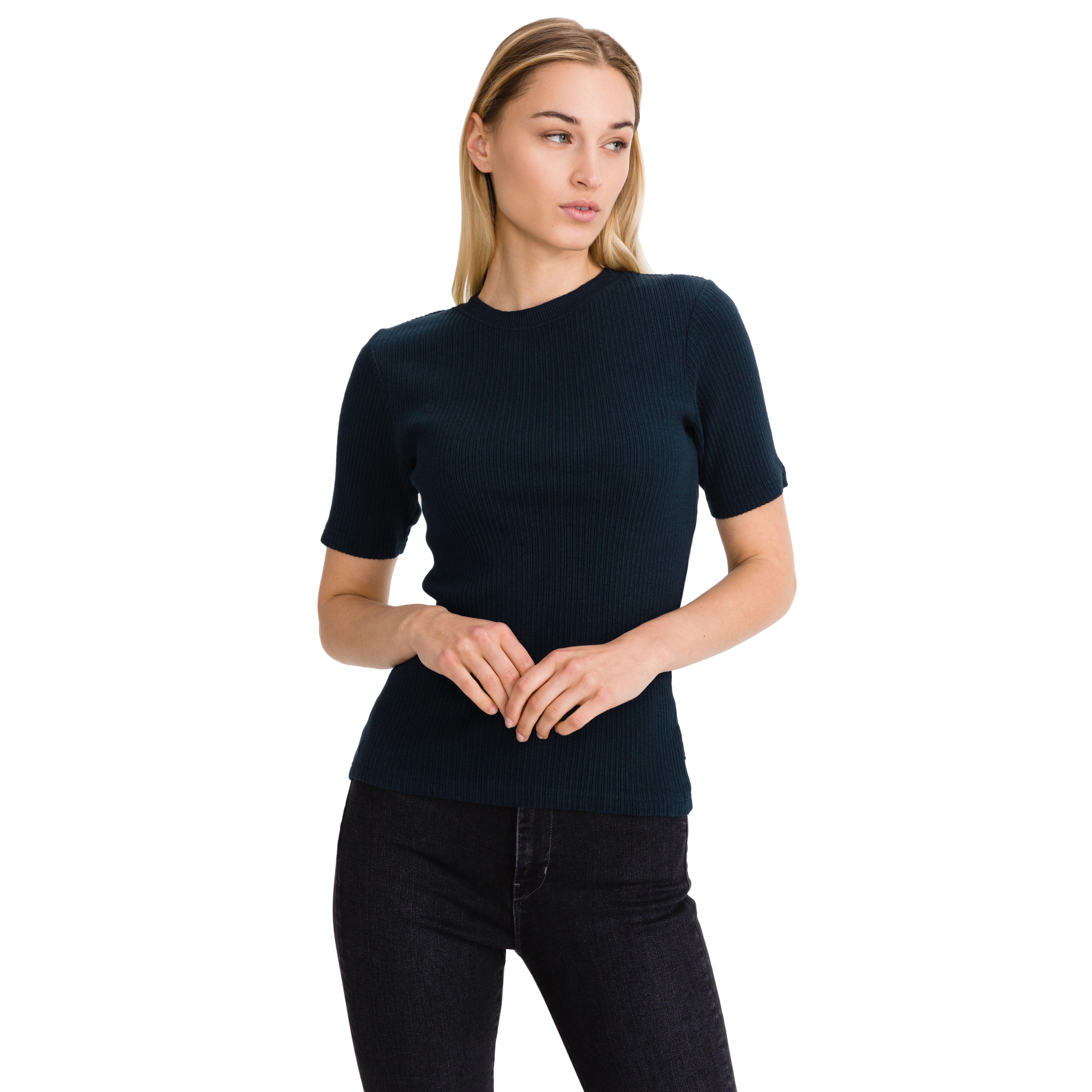 Lee T-shirt Ribbed Tee Sky Captain - Women