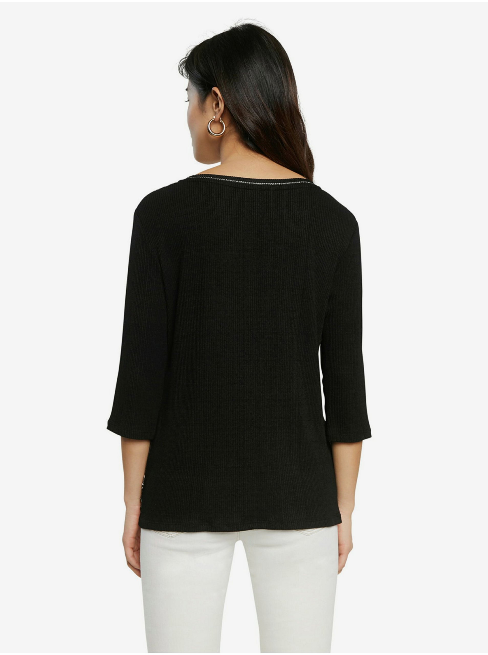 Desigual negre tricou TS Varsovia