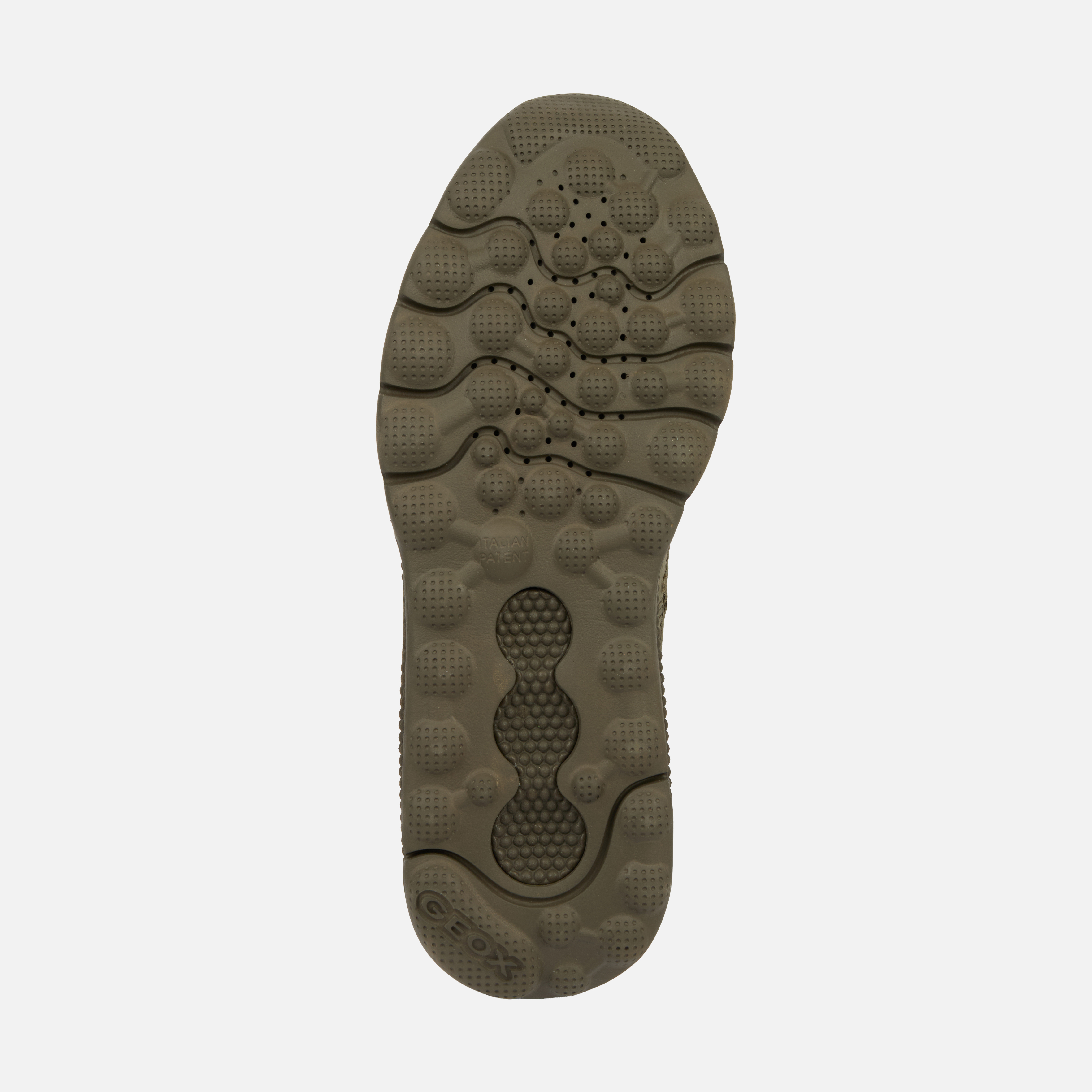 Khaki men's sneakers Geox Spherica Actif - Men's