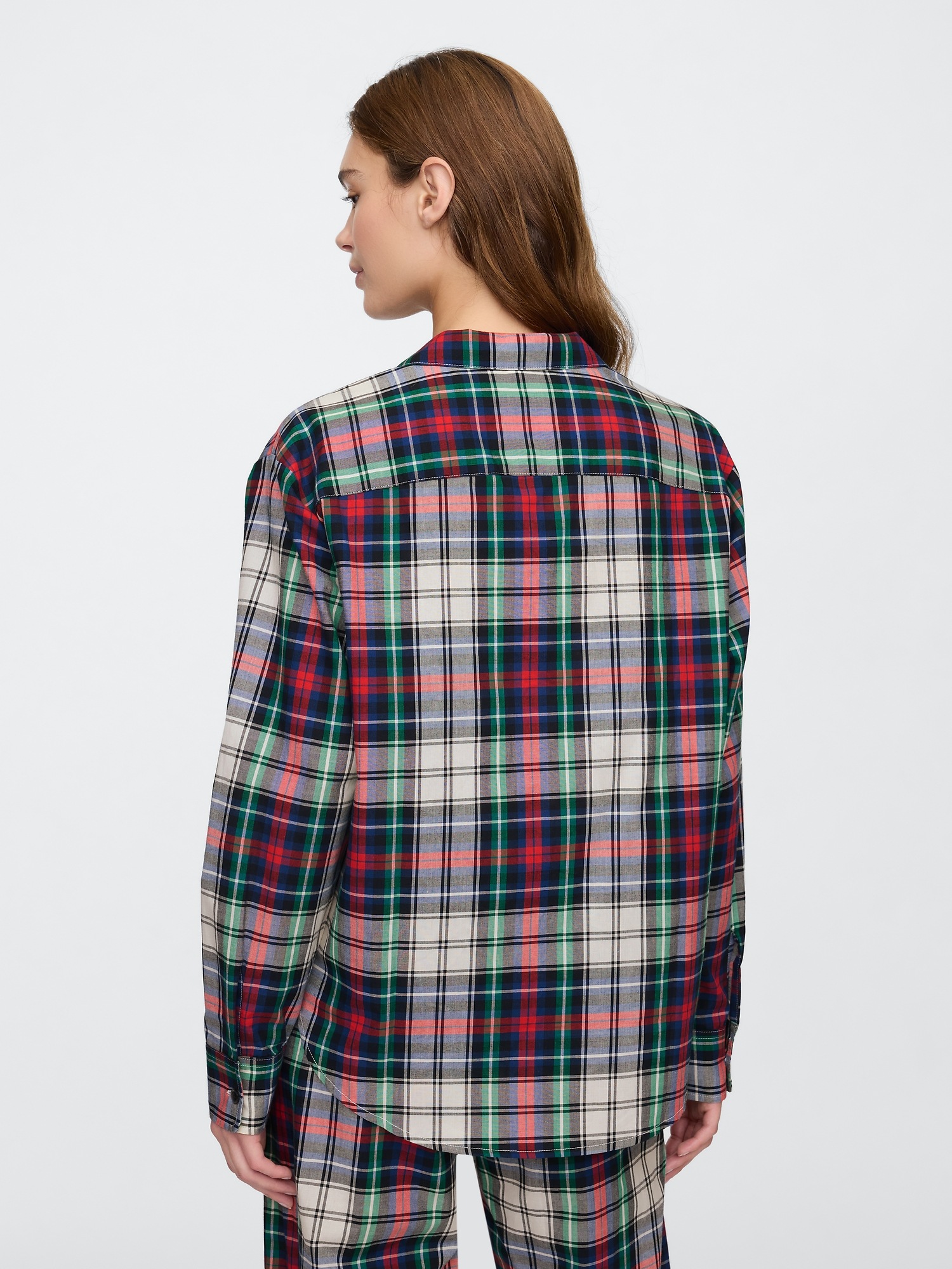 GAP Oversize poplin pajama shirt - Women's