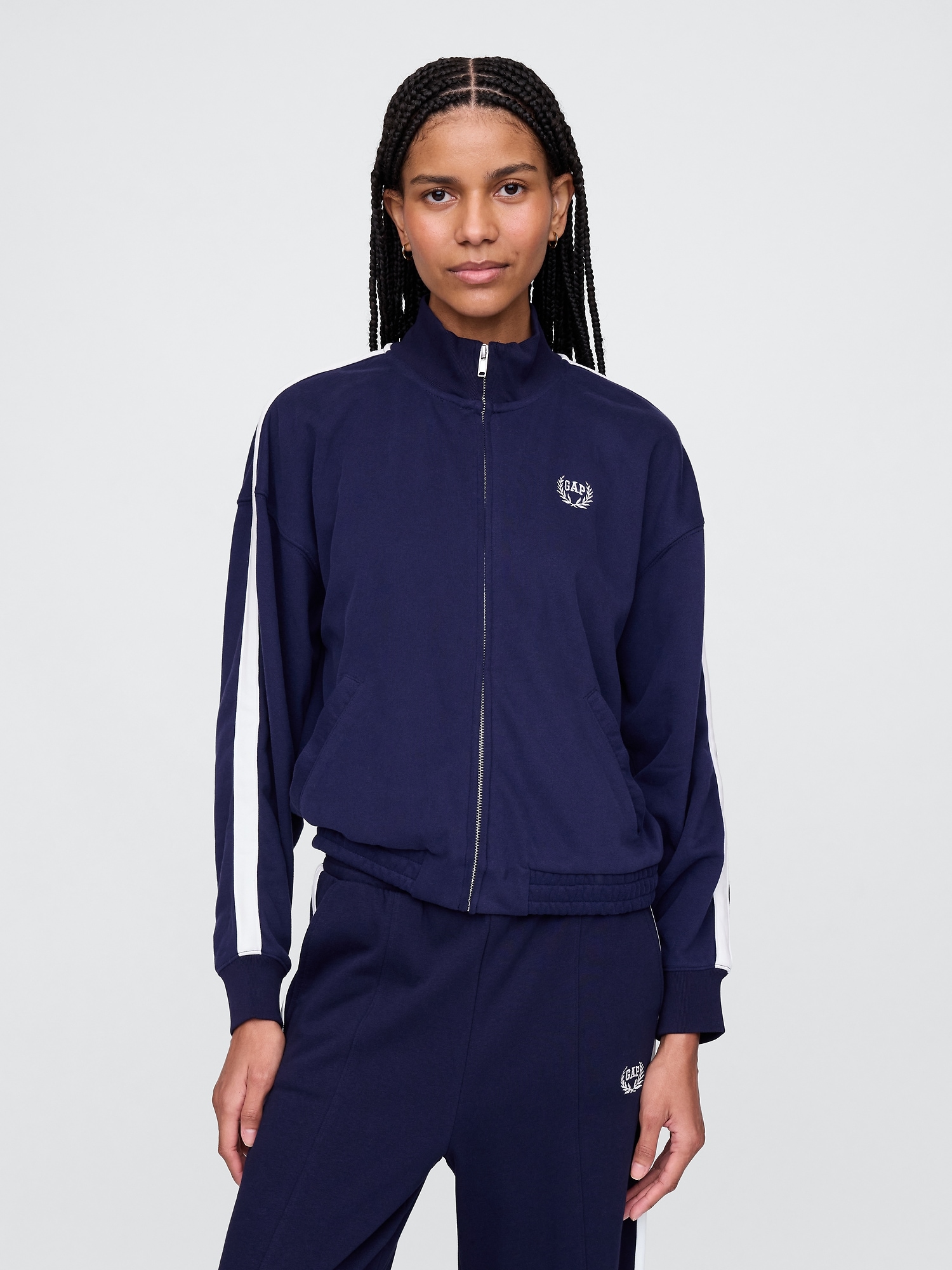 GAP Bavlněná bunda na zip Americana - Dámské