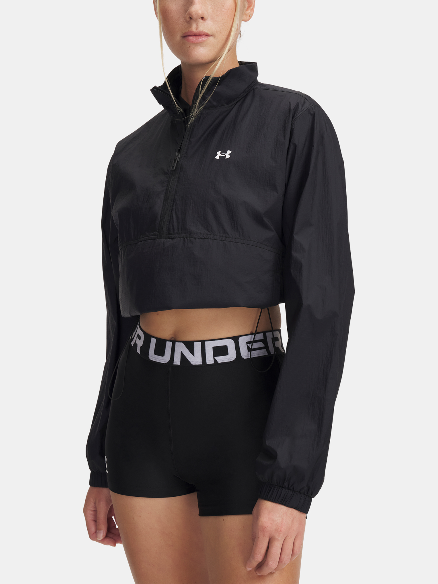 Womens jacket Under Armour UA Rival Woven HZ Anorak - Womens