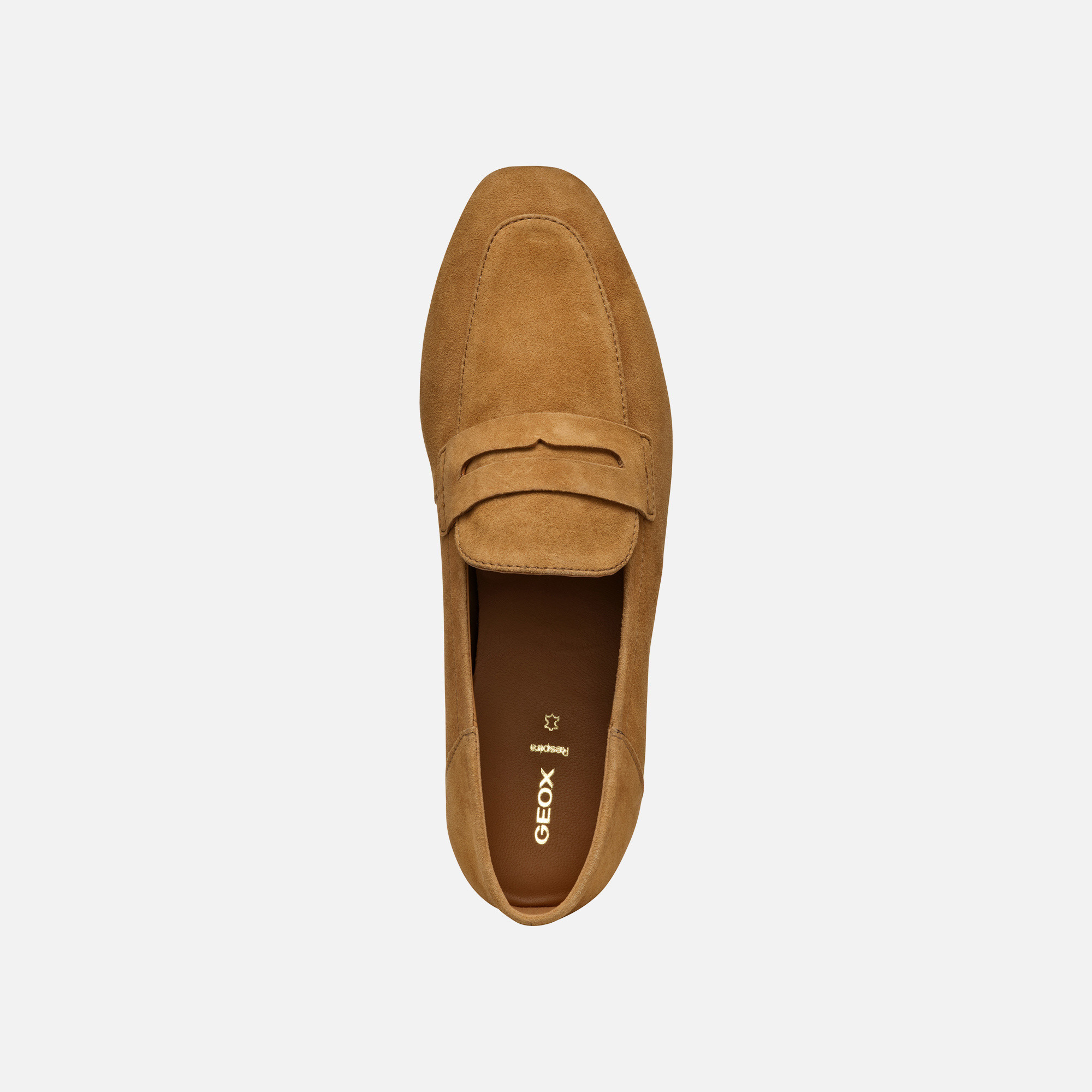 Brown women&#039;s moccasins Geox Mantinea - Women&#039;s