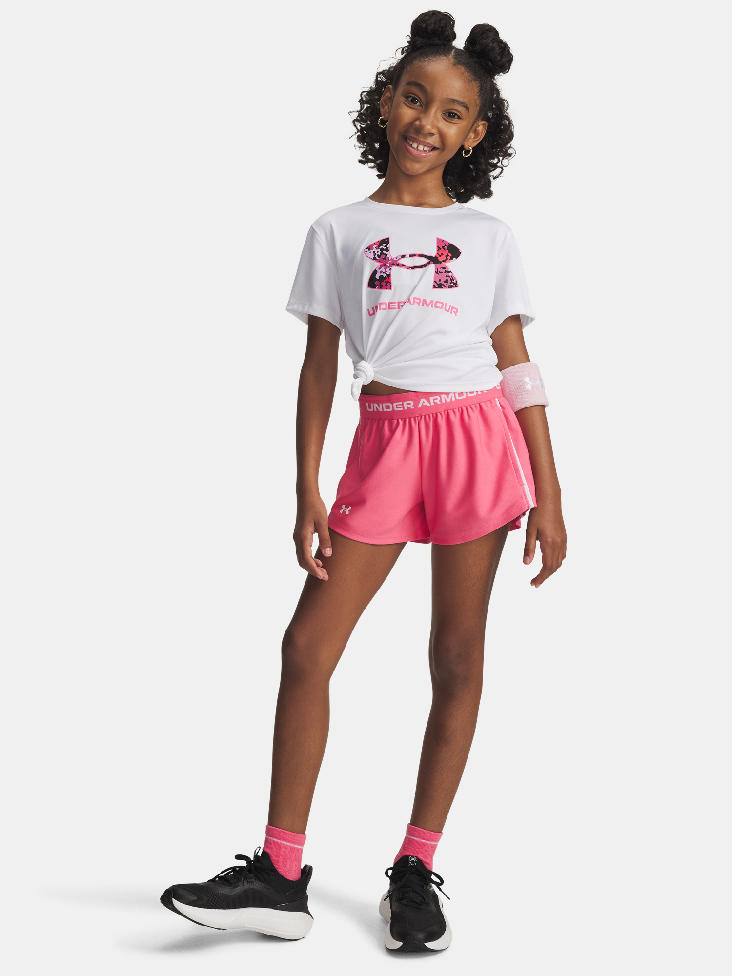 Girls&#039; shorts Under Armour G Tech Play Up Short-PNK - Girls