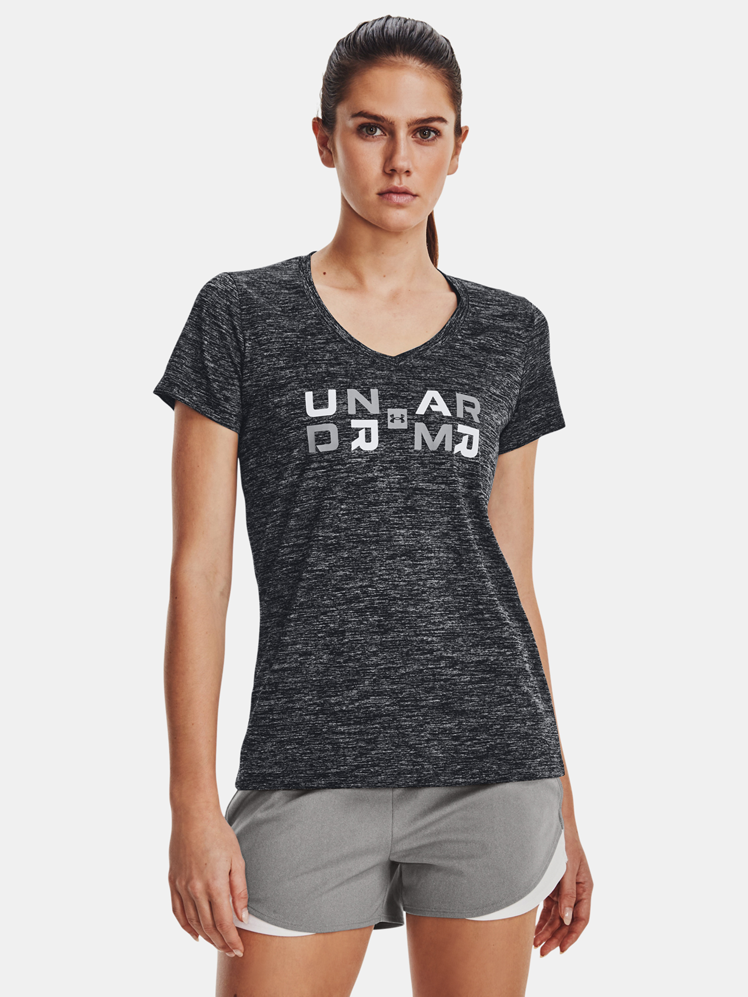 Tričko Under Armour Tech Twist Graphic SSV-BLK