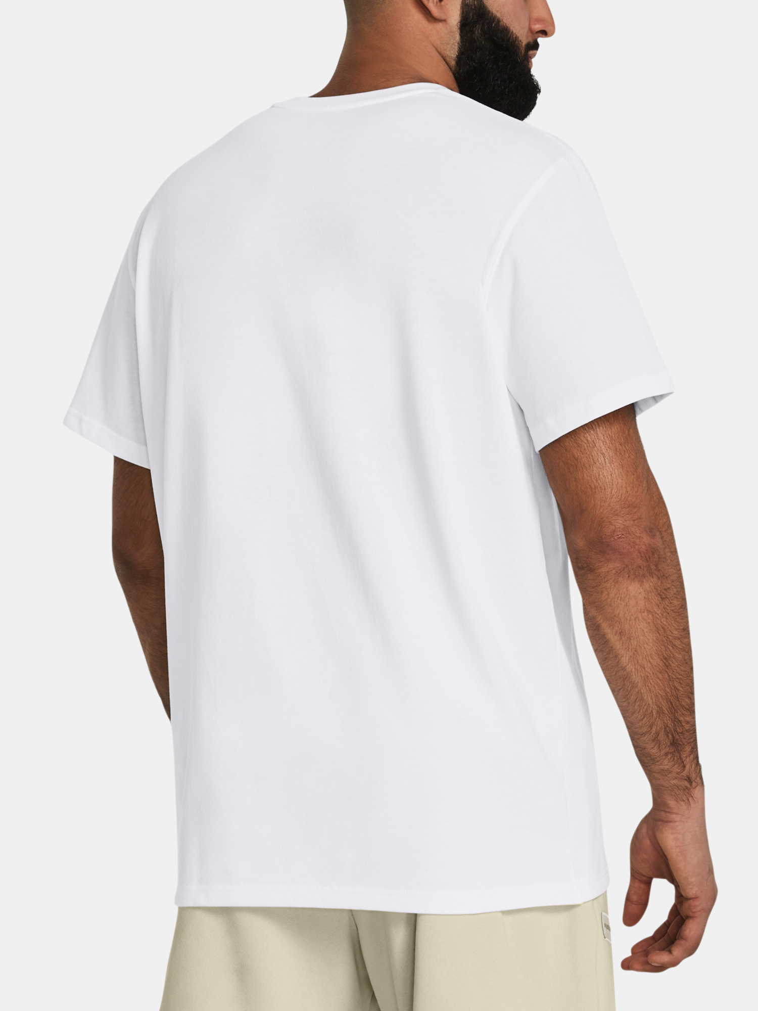 Men's T-shirt Under Armour UA HW LC PATCH SS-WHT - Men's