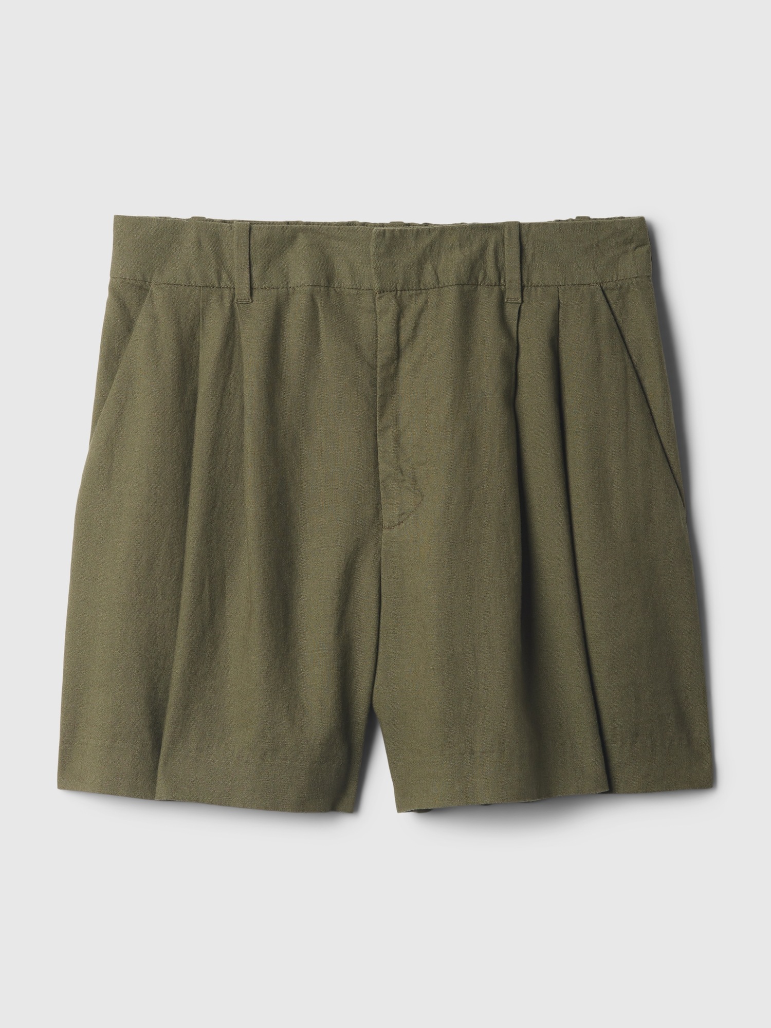 Pantaloni scurti pentru femei GAP - verde inchis