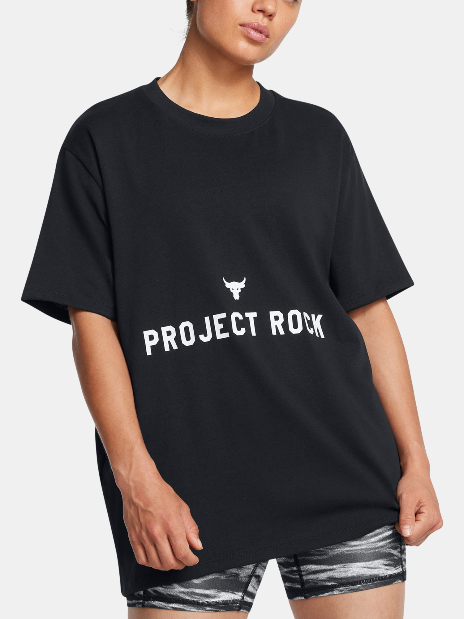 Under Armour Tričko UA Pjt Rck W Campus T Q3-BLK - Dámské