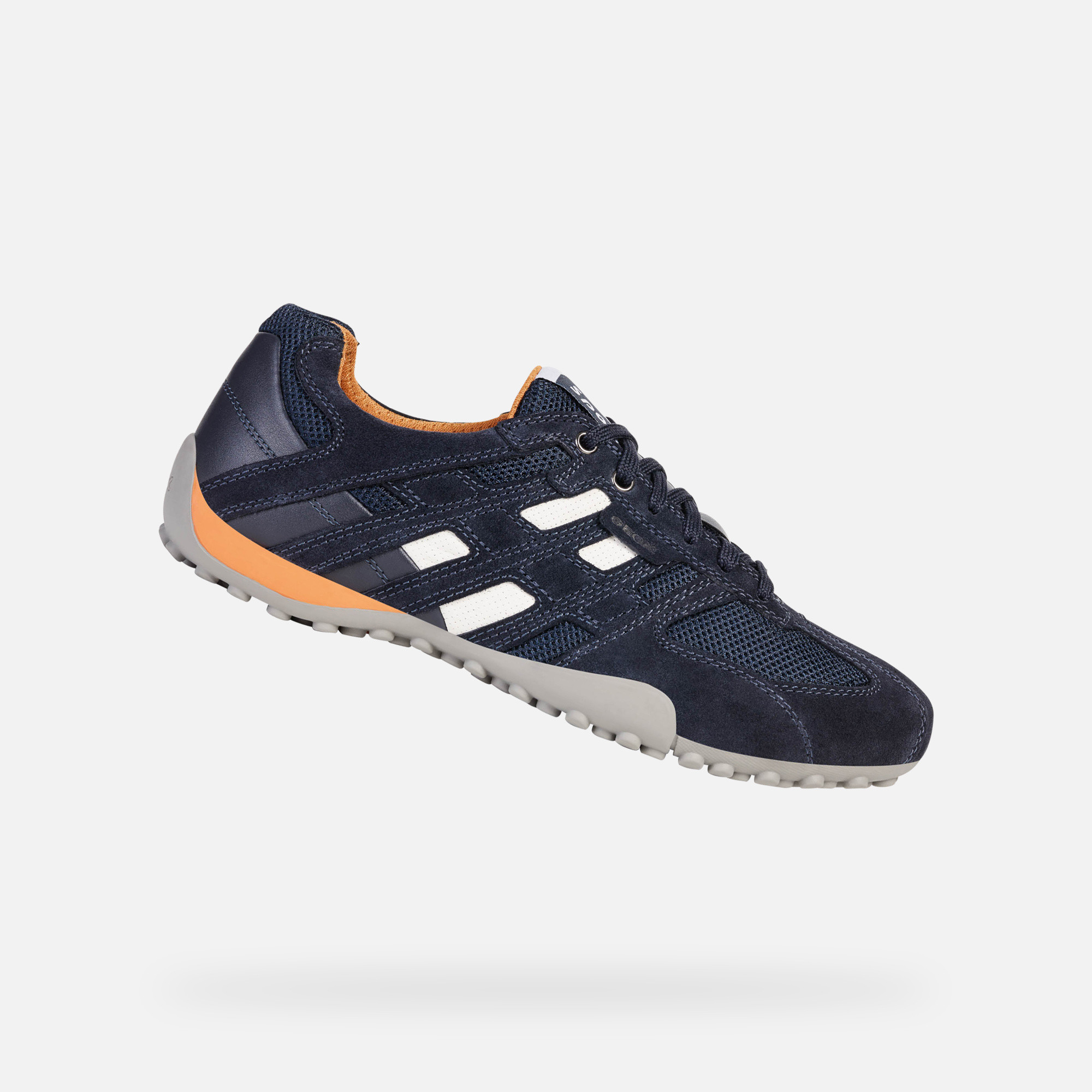 Dark blue men&#039;s sneakers Geox Snake - Men&#039;s