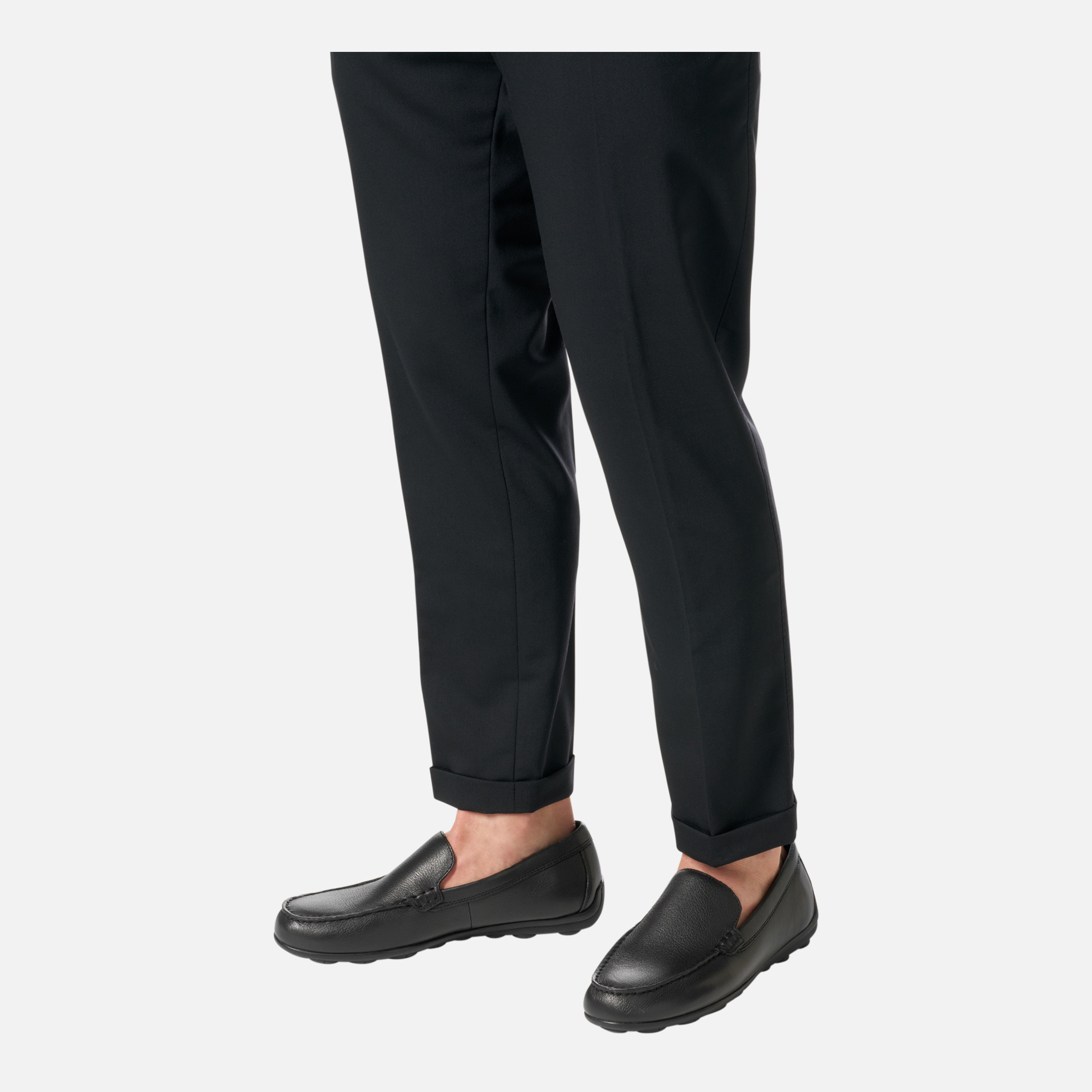 Black men&#039;s moccasins Geox Spherica EC16 - Men