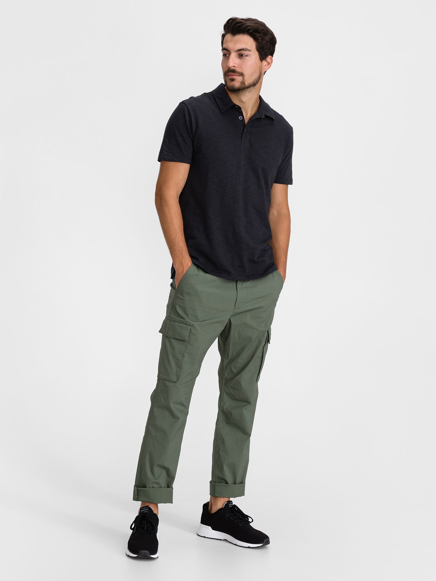 GAP Kalhoty pantaloni de marfă ușor