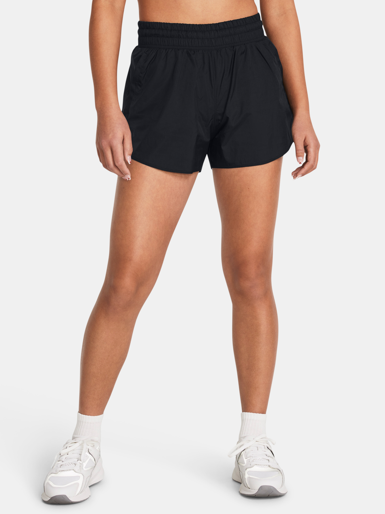 Under Armour Flex Woven 3in Crinkle Sts-BLK Shorts - Women