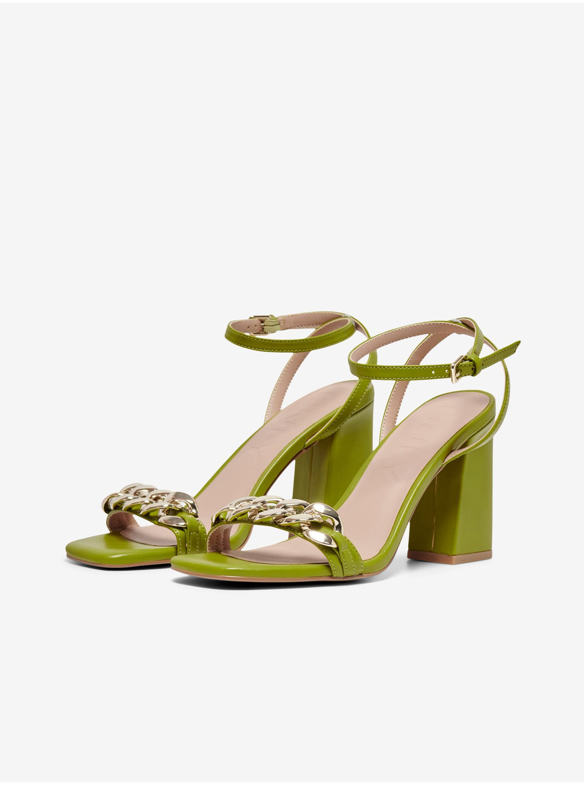 Sandale pentru femei ONLY - verde deschis