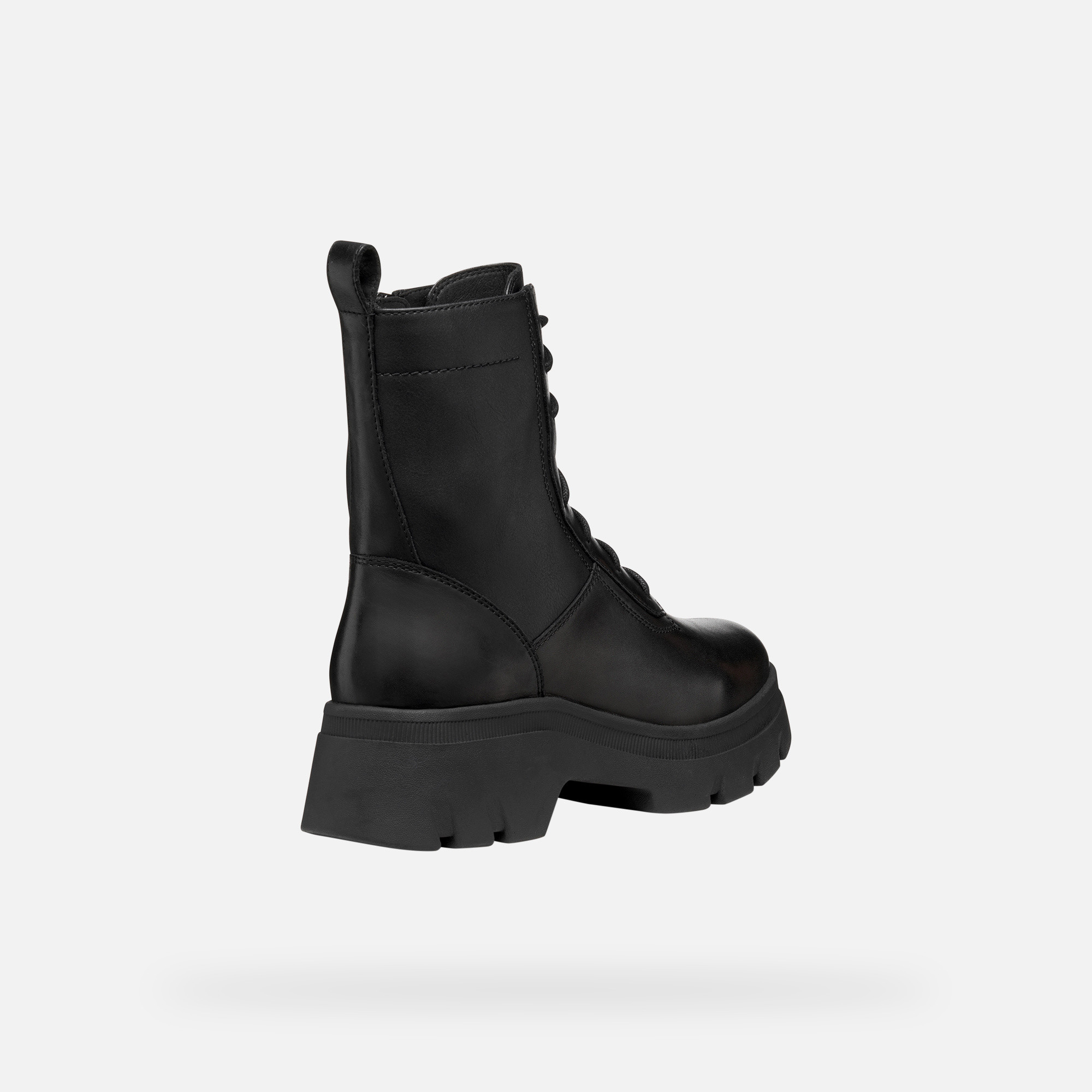 Black Women's Ankle Boots Geox Pluette - Ladies