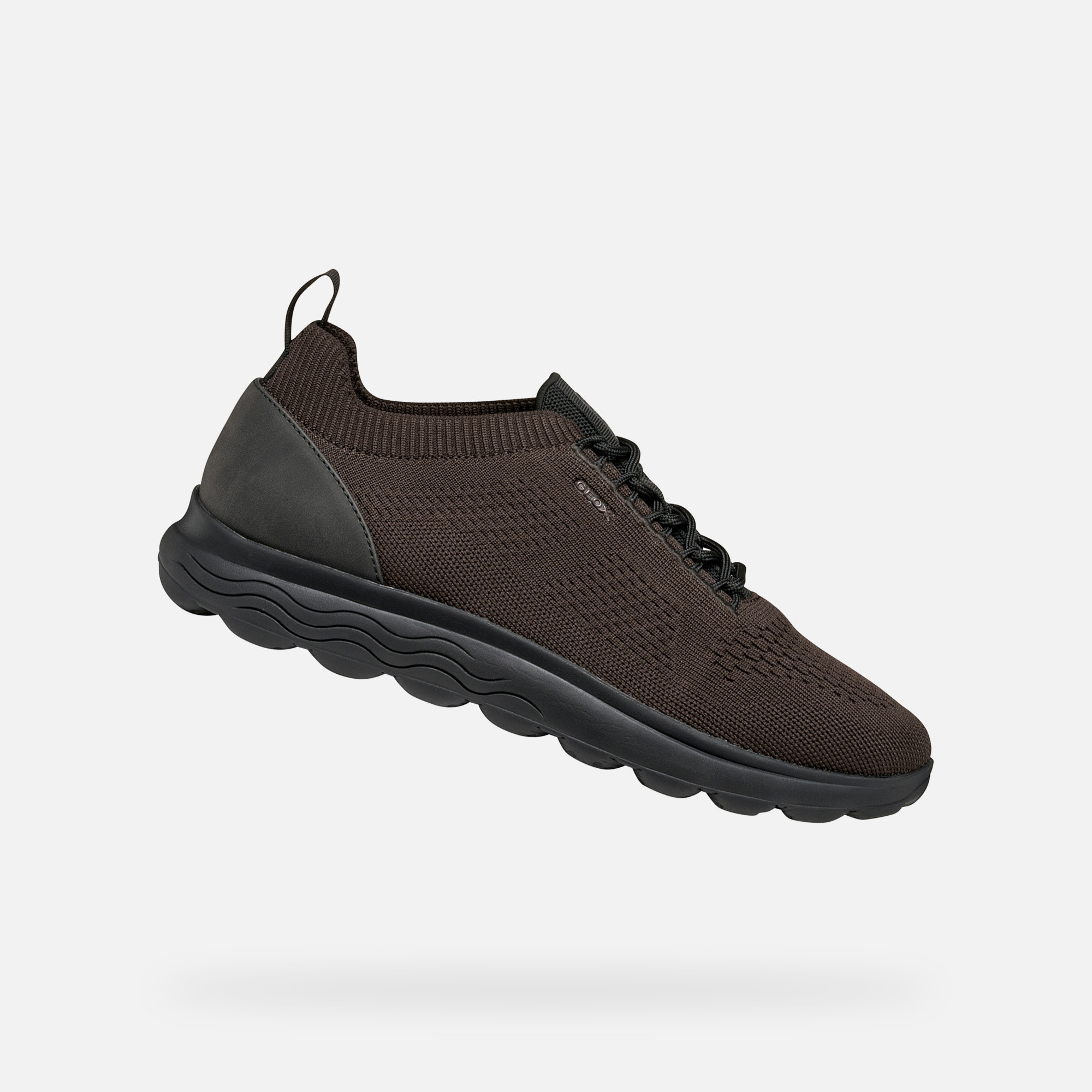 Brown mens sneakers Geox Spherica - Mens