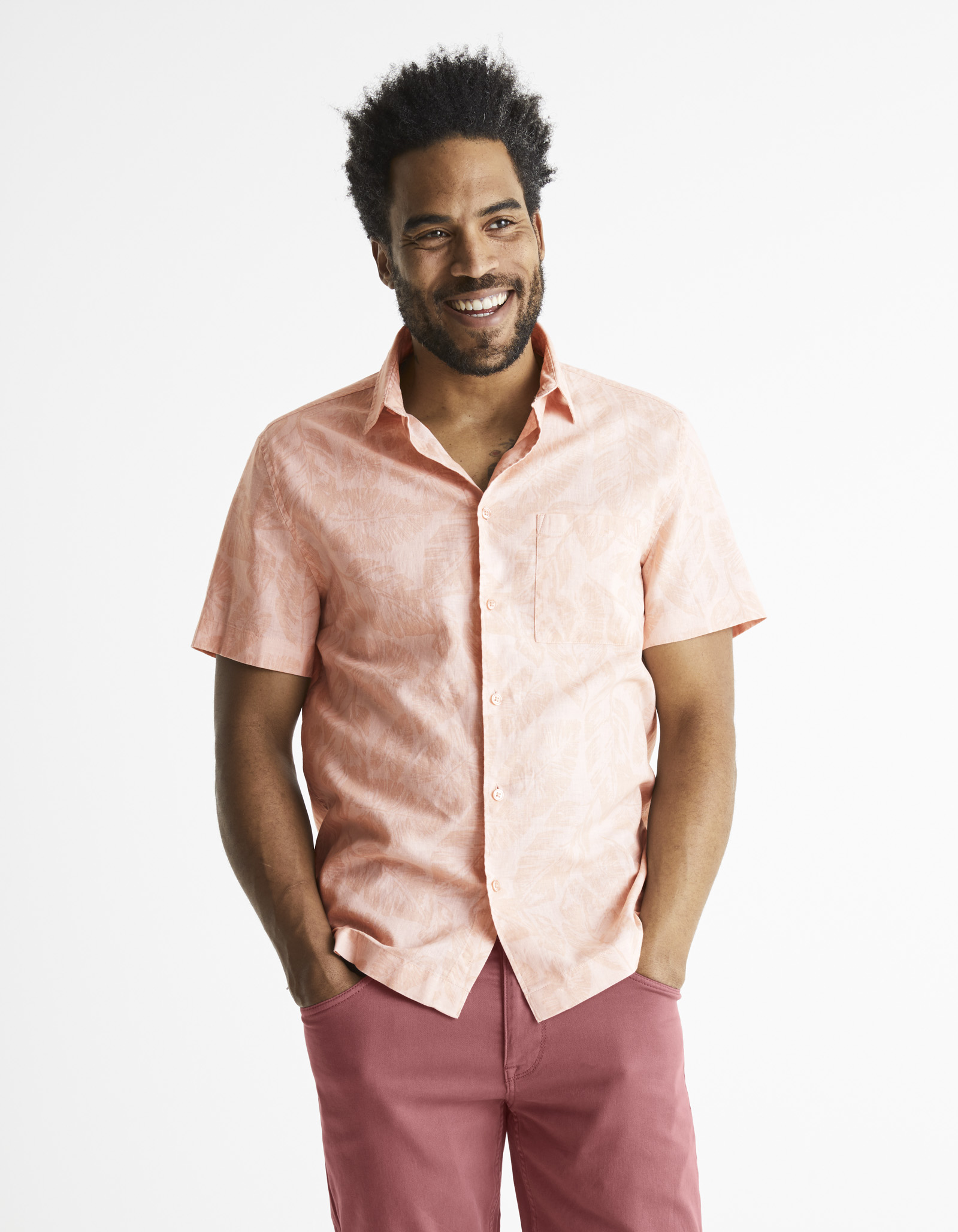 Celio Linen Shirt Baovera - Men