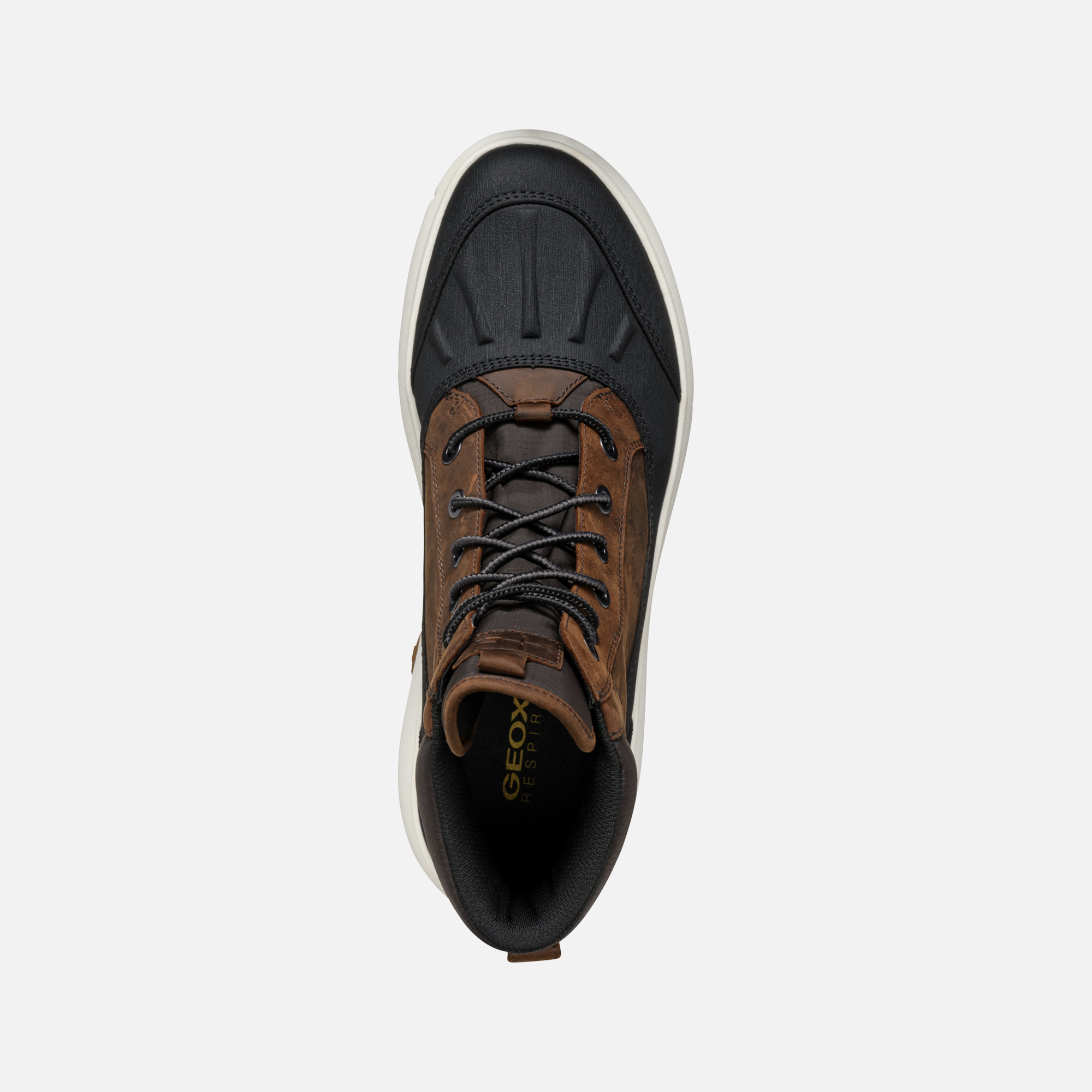 Brown Men&#039;s Ankle Boots Geox Nebula + Grip AB - Men