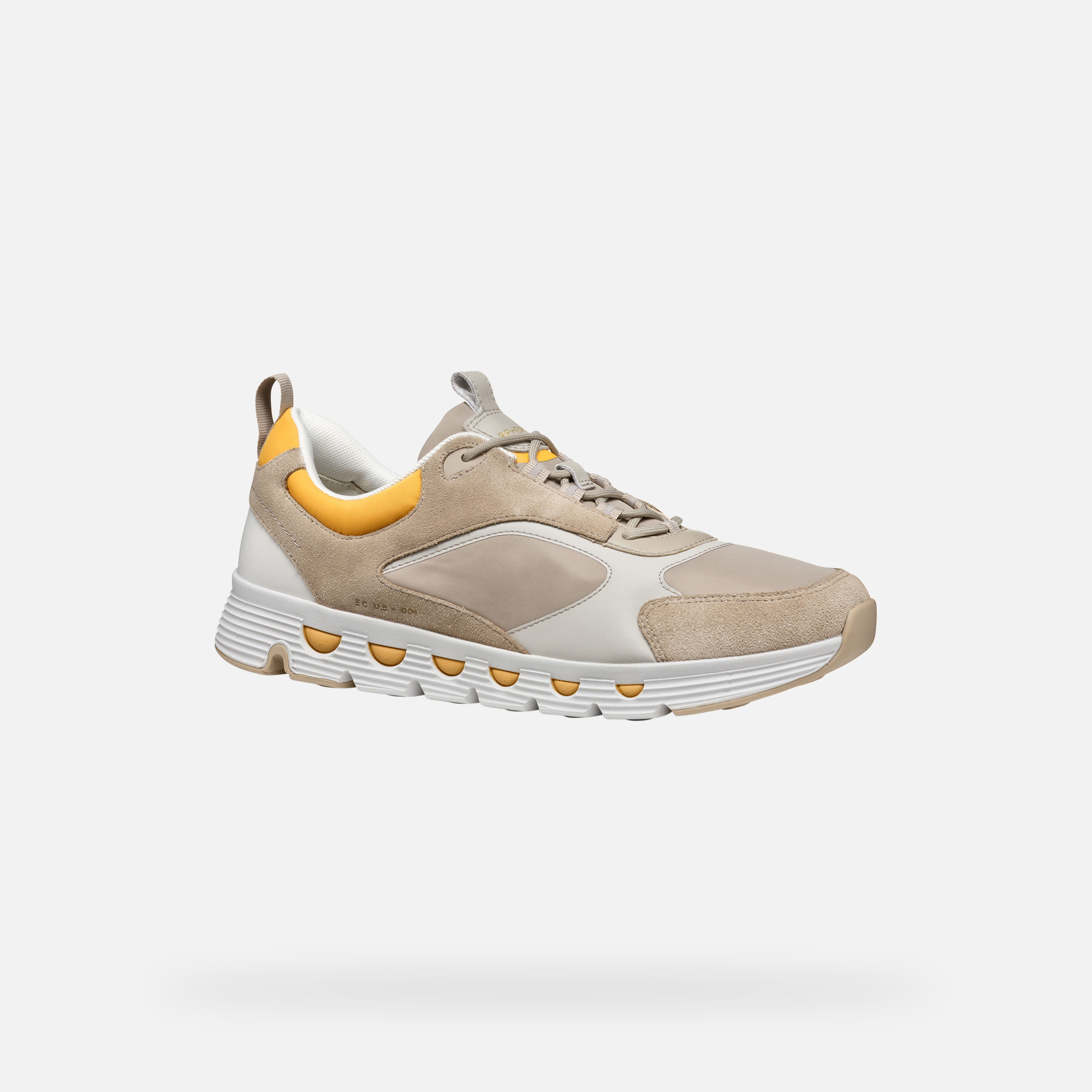 Beige men's sneakers Geox Spherica ECUB-4 - Men's