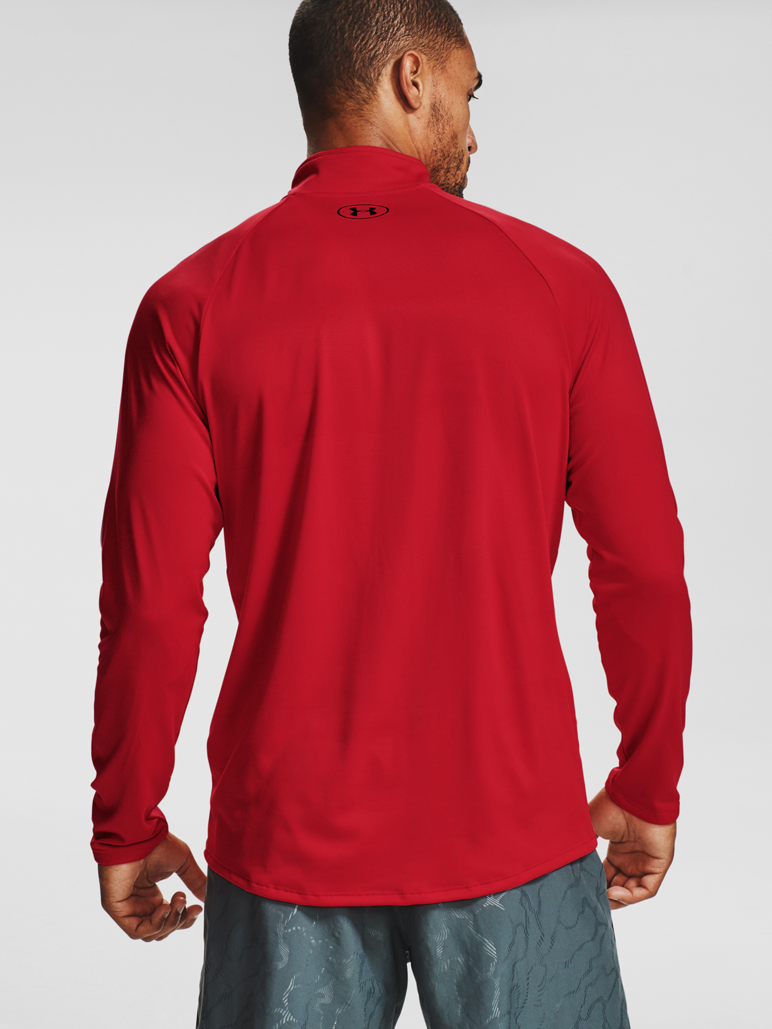 Under Armour Tech 2.0 1/2 Zip-RED T-shirt