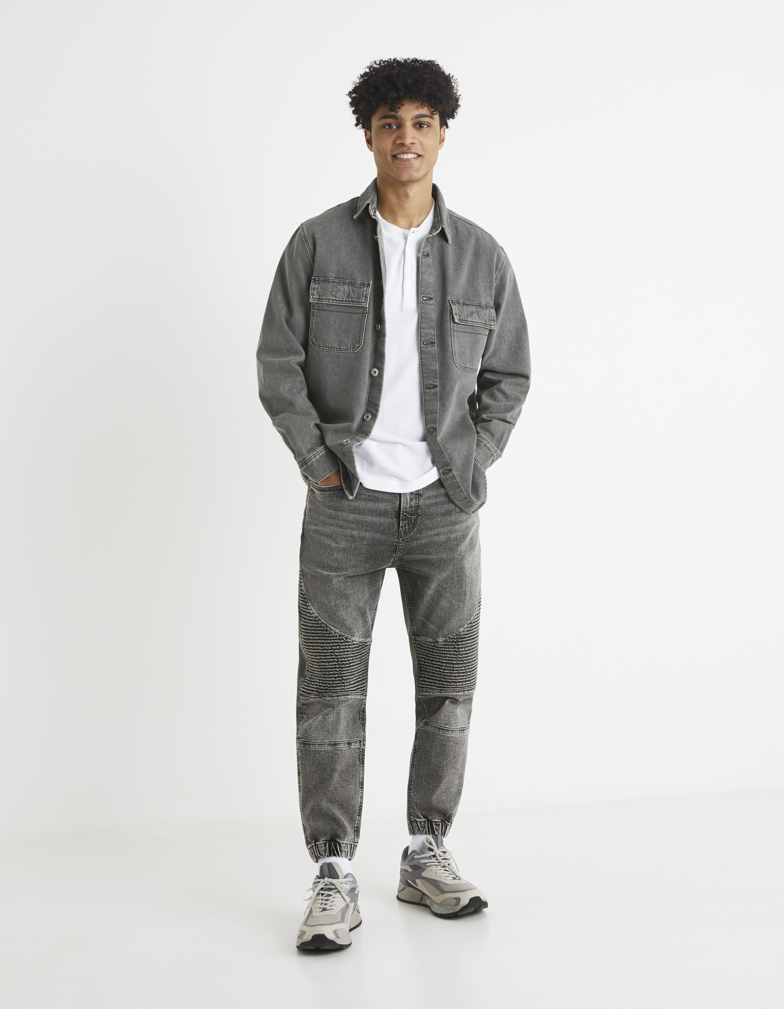 Straight fit pentru barbati Celio - gri