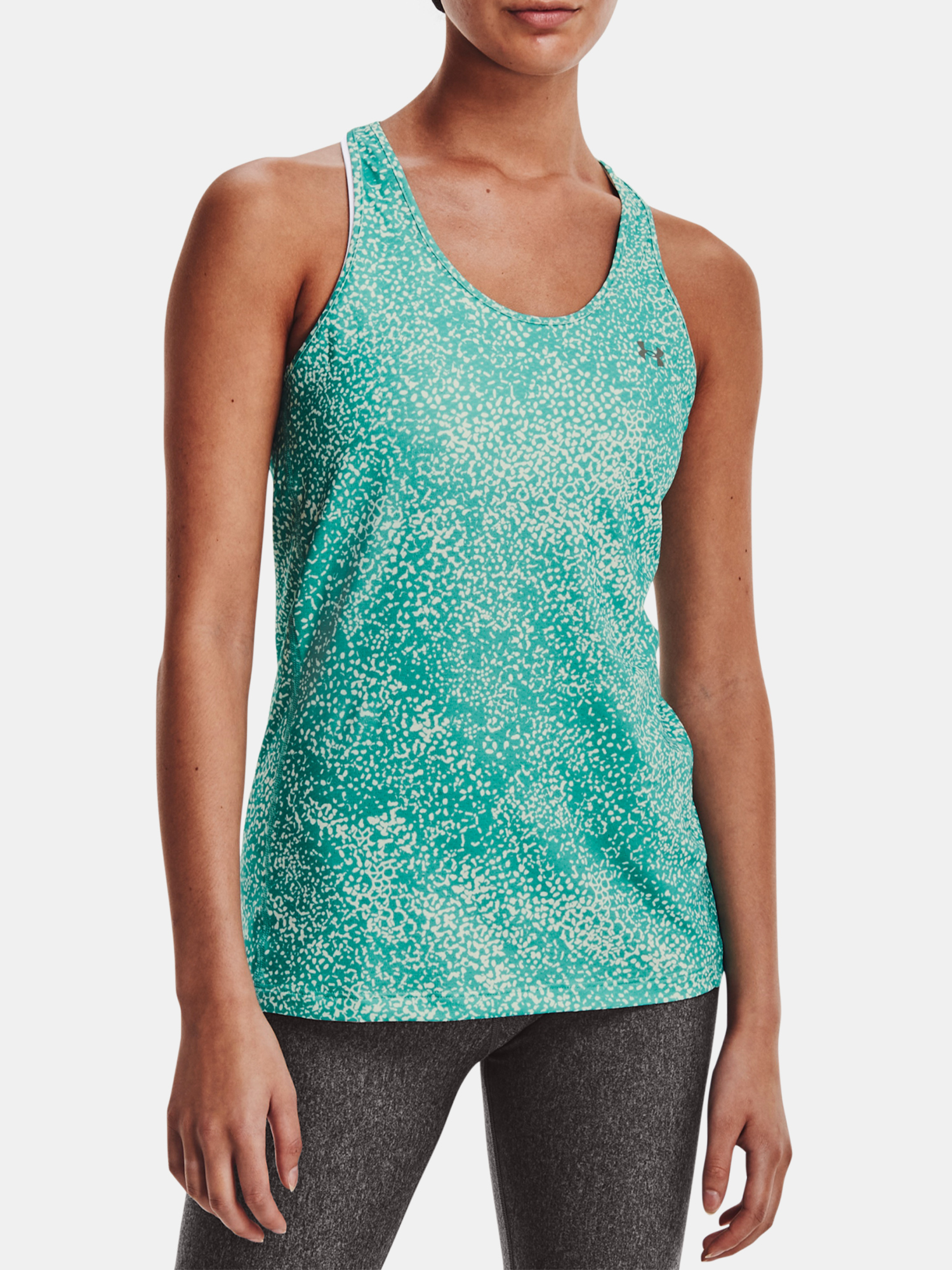 Under Armour Tank Top UA HG Armour Racer Print-GRN - Women