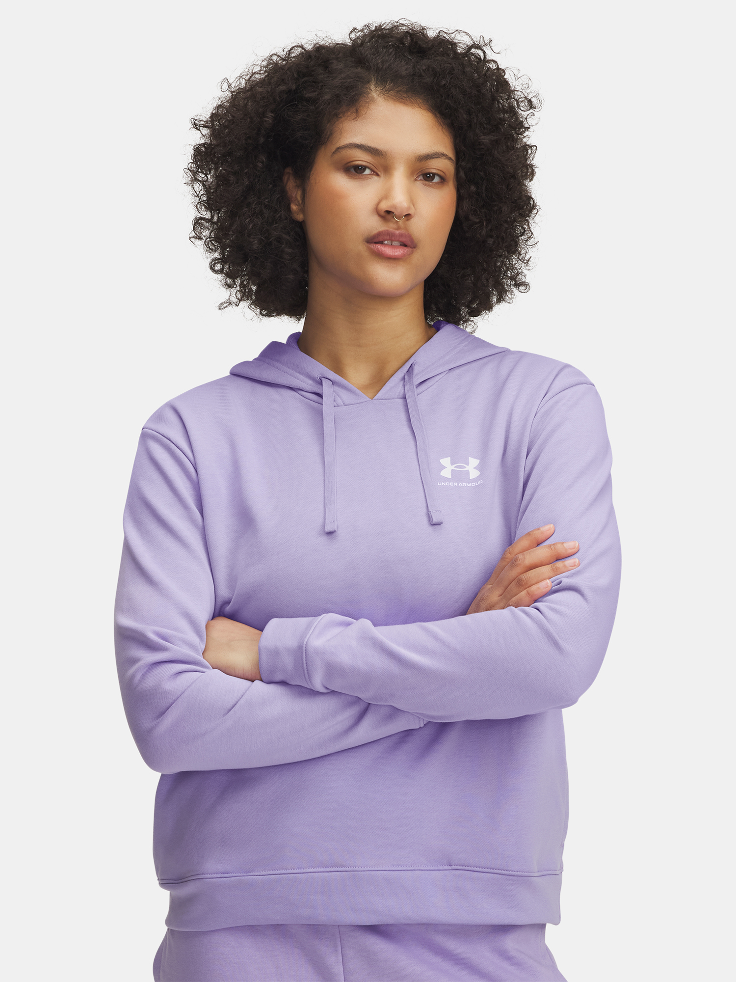 Under Armour UA Rival Terry Hoodie-PPL - Women's Sweatshirt