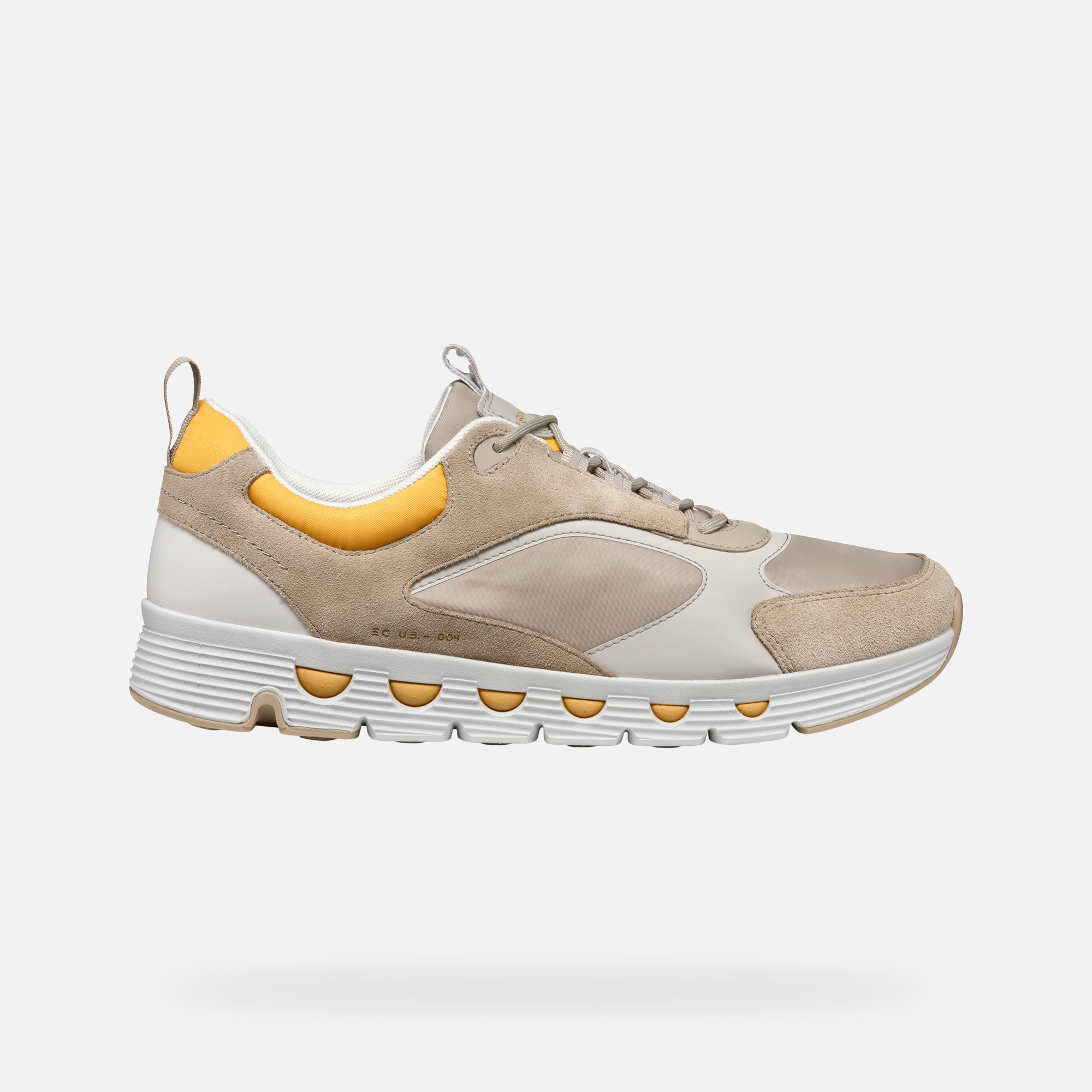 Beige men's sneakers Geox Spherica ECUB-4 - Men's