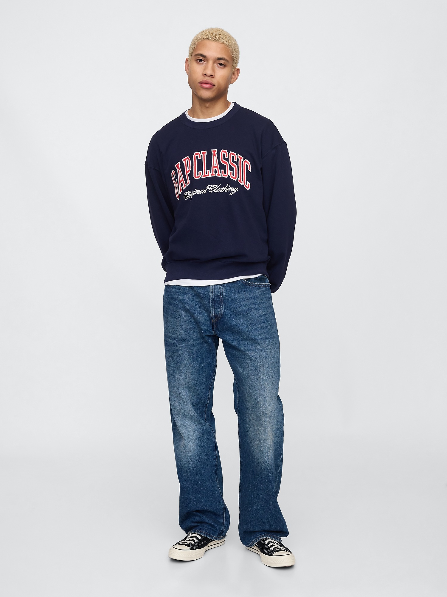 GAP Oversize sweatshirt with logo - Men&#039;s