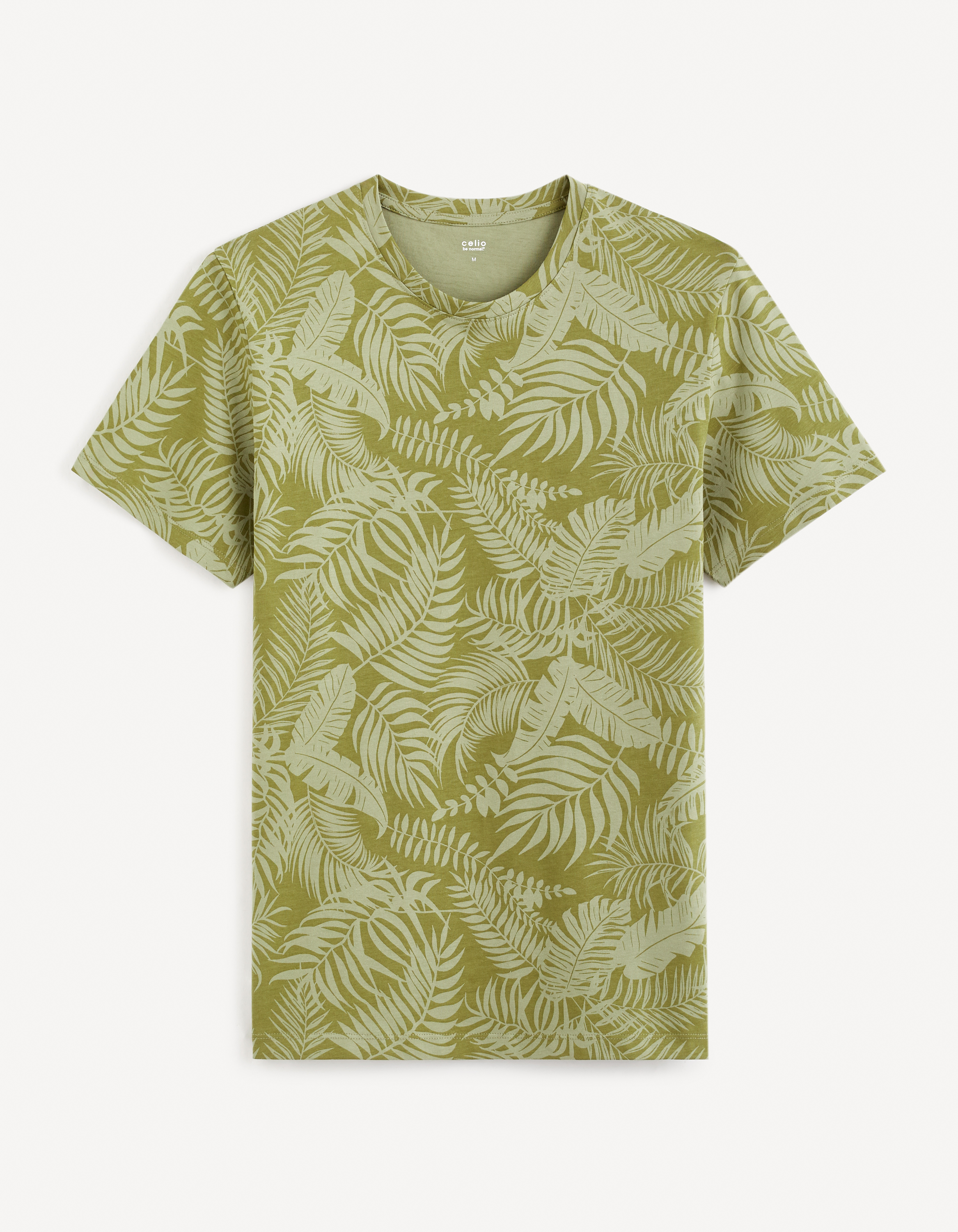 Celio Patterned T-Shirt Gefeuille - Men's