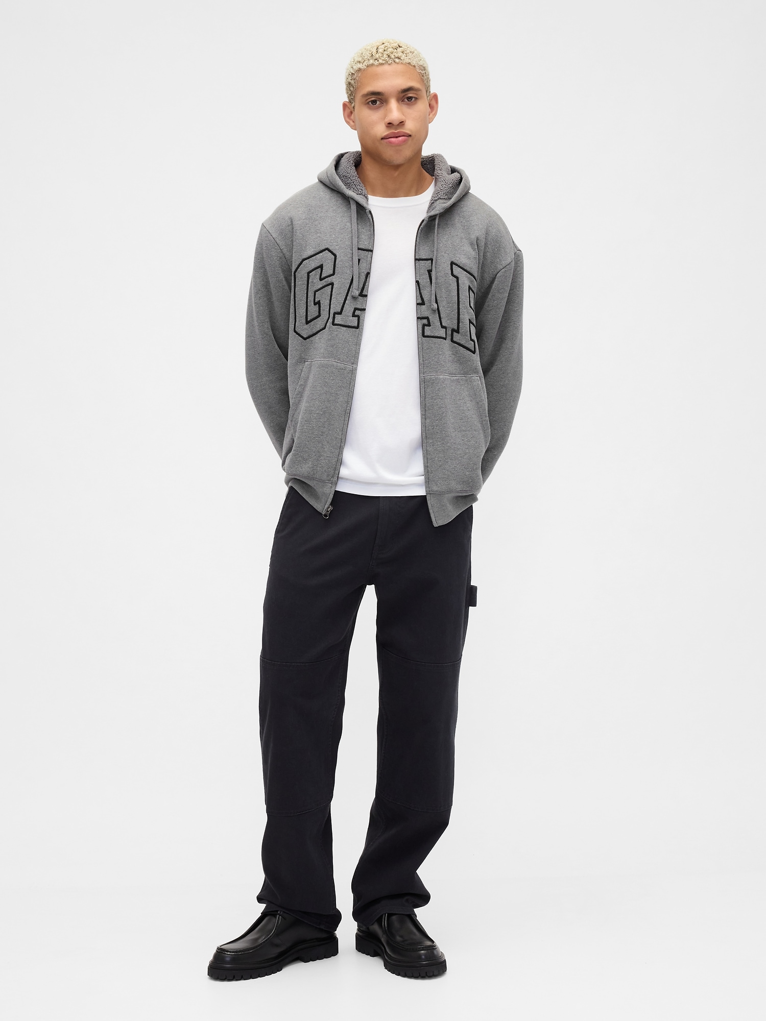 GAP Insulated Sweatshirt with Logo - Mens