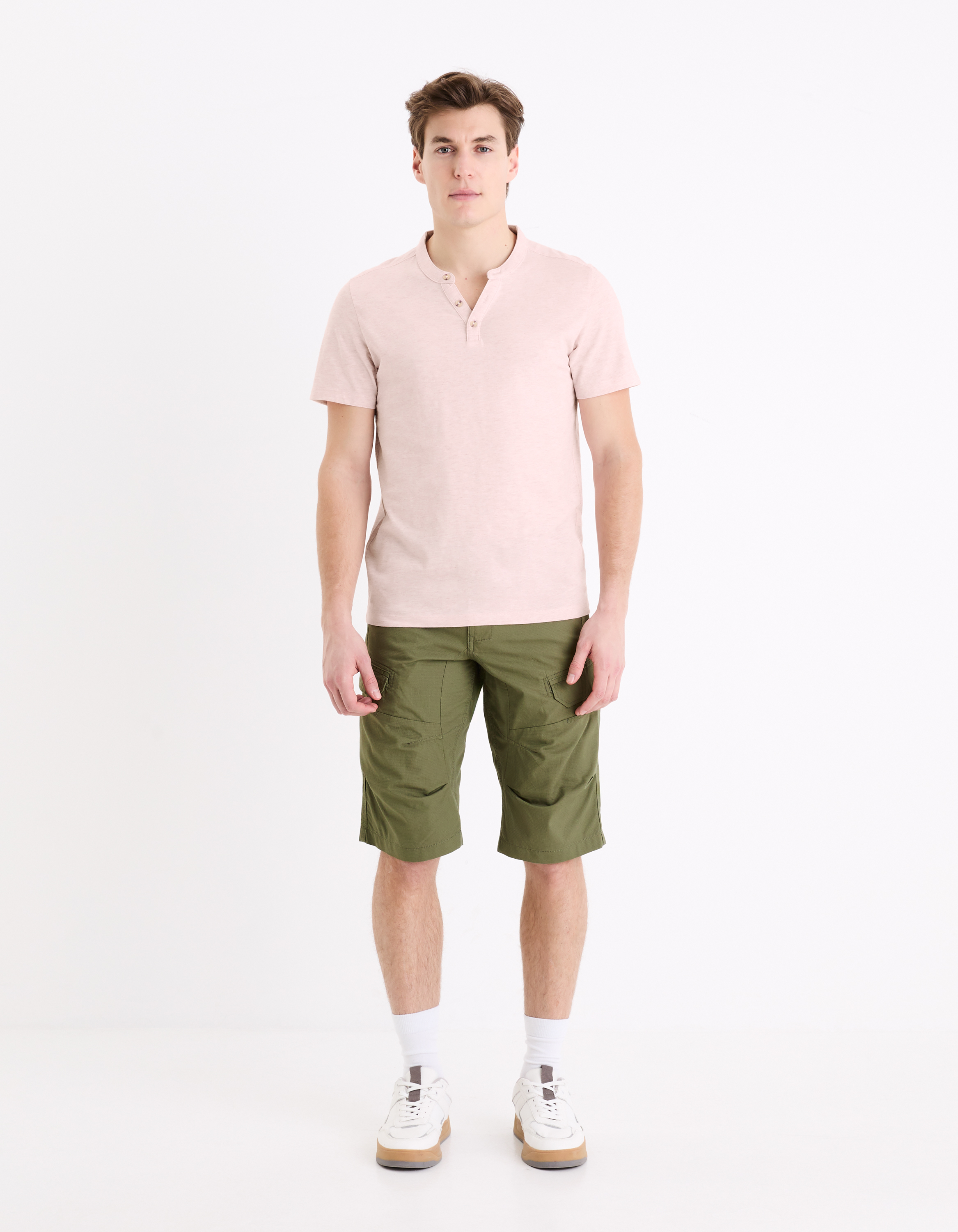 Pantaloni scurti pentru barbati Celio - kaki