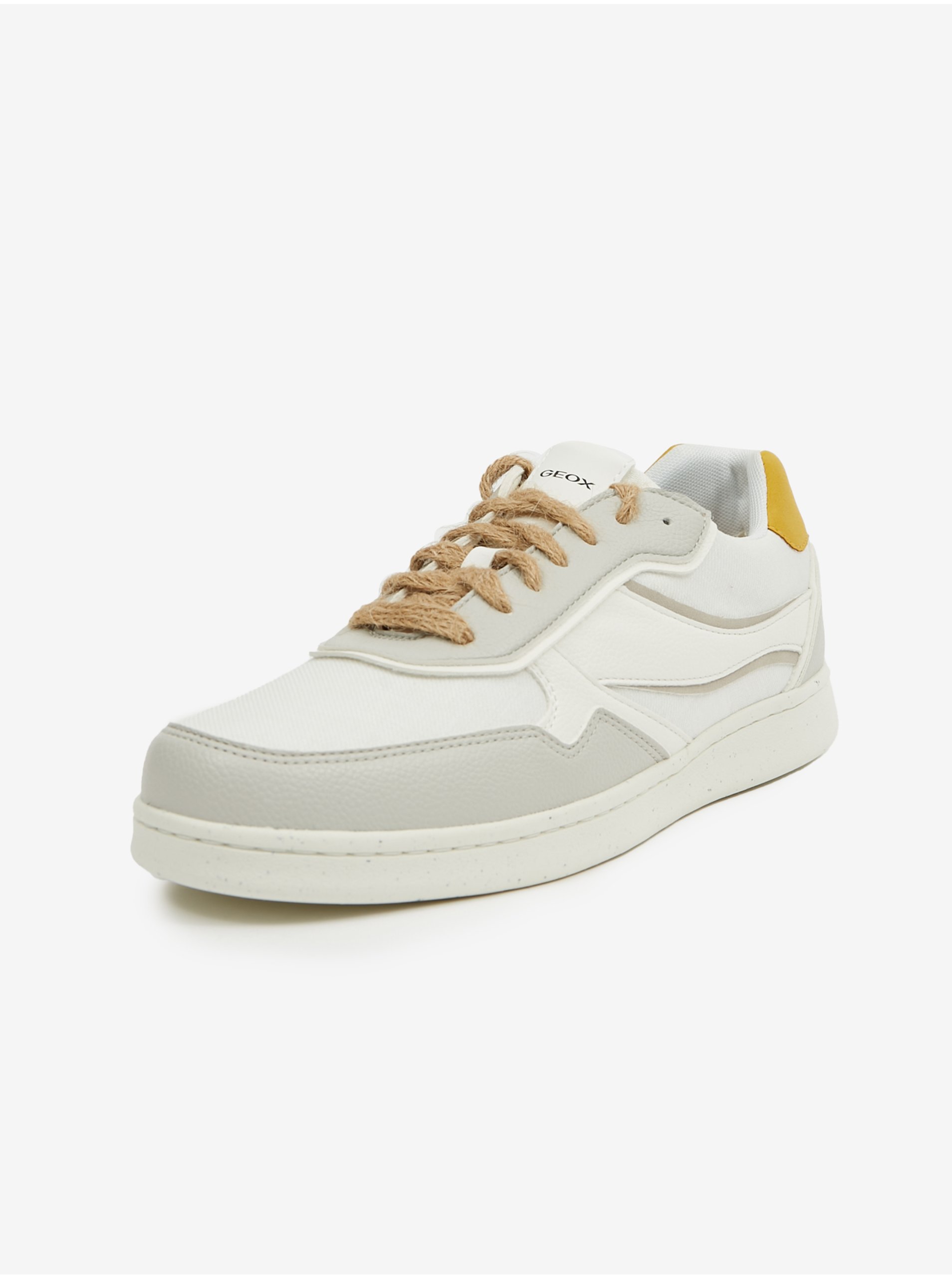 Tenisi, espadrile pentru barbati Geox - gri deschis, alb