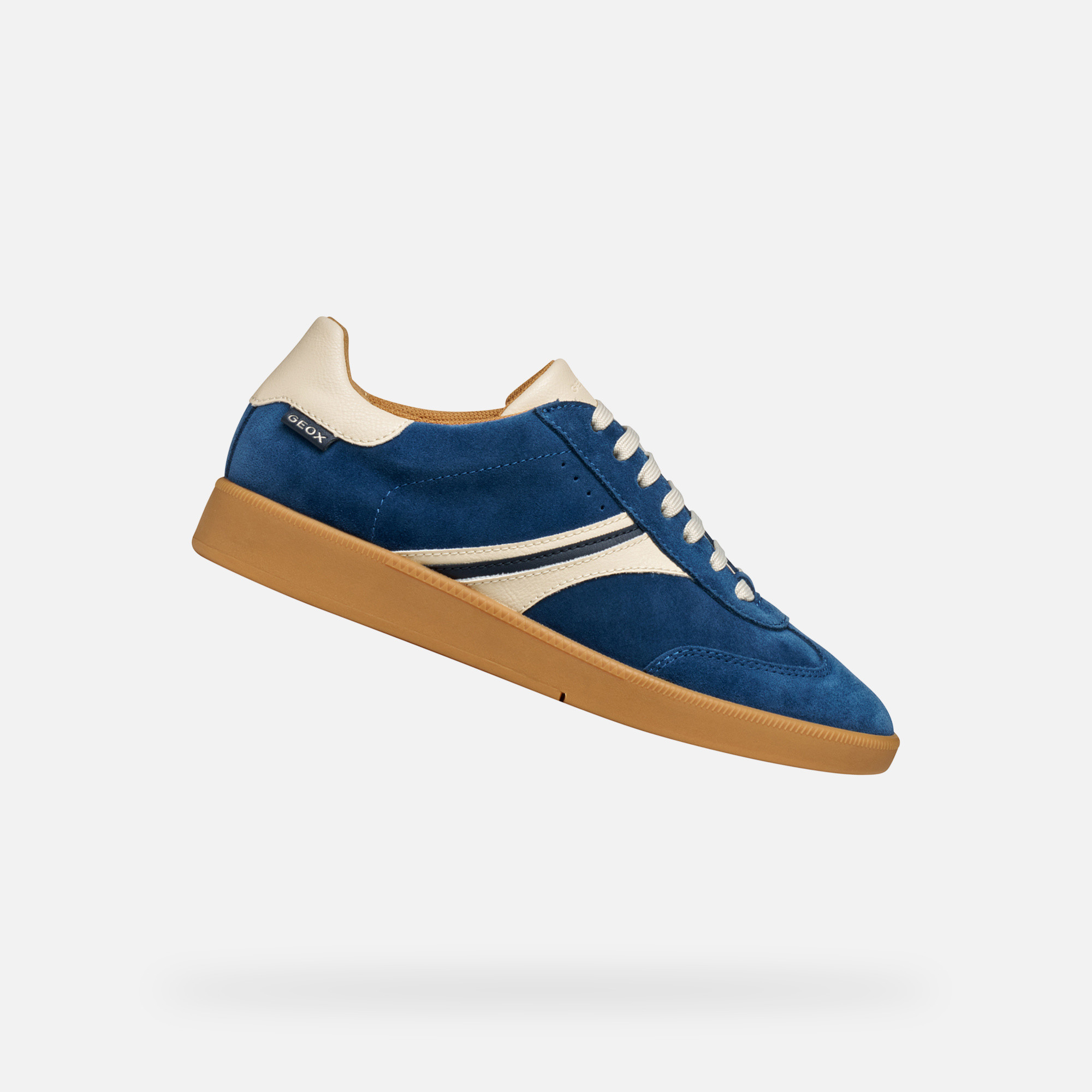 Blue womens sneakers Geox Meleda - Womens