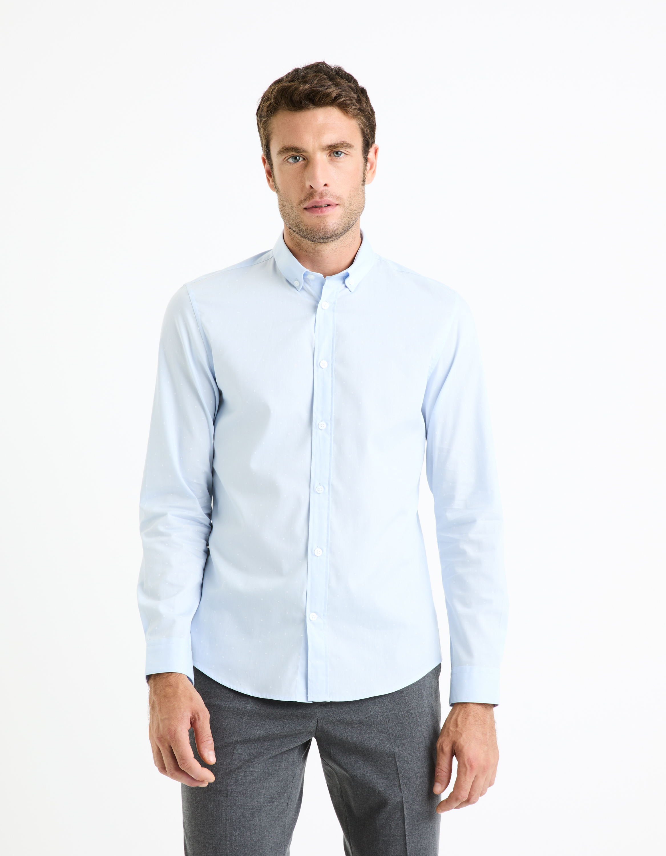 Celio Slim Shirt Faoport - Men's