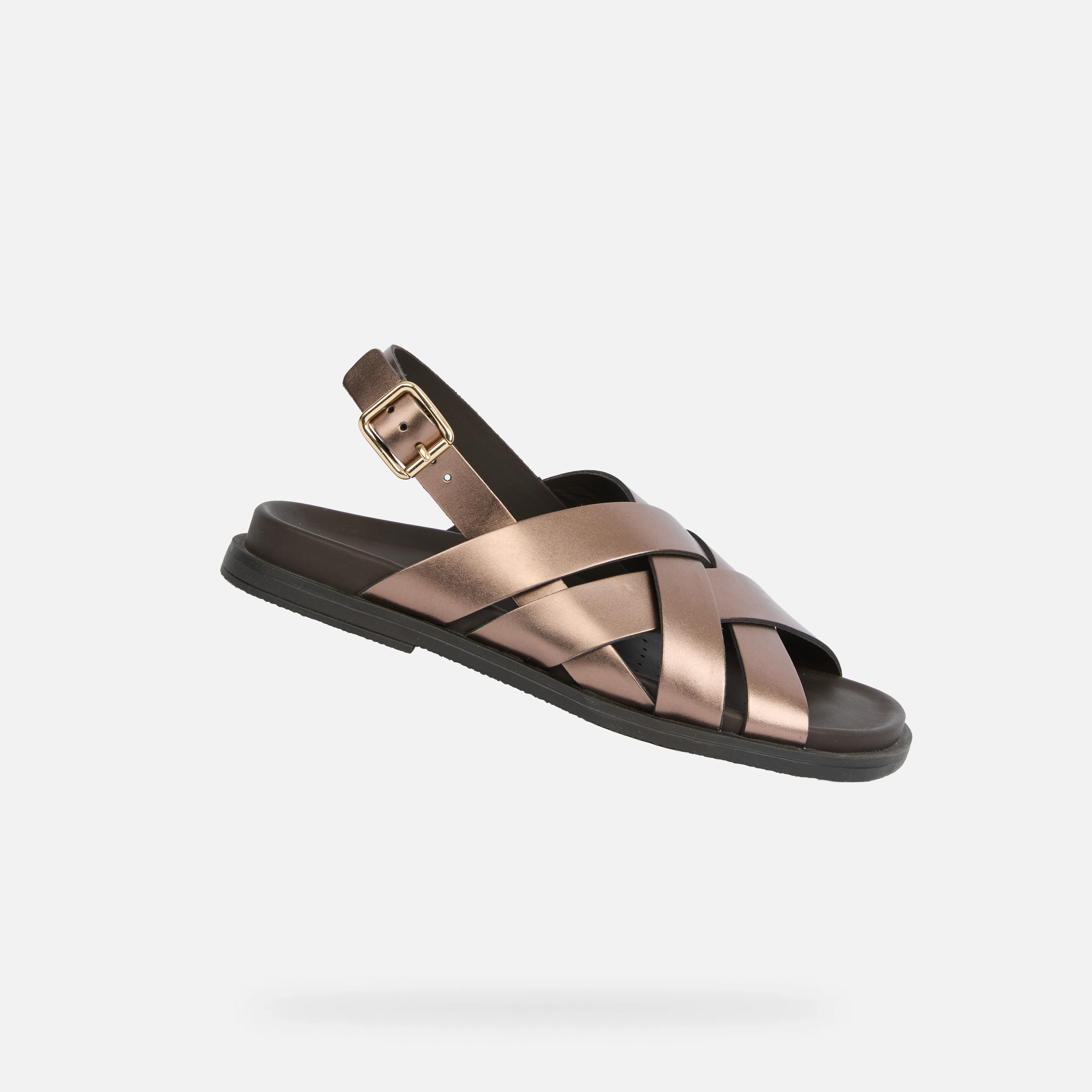 Дамски кафяви сандали Geox Adelash