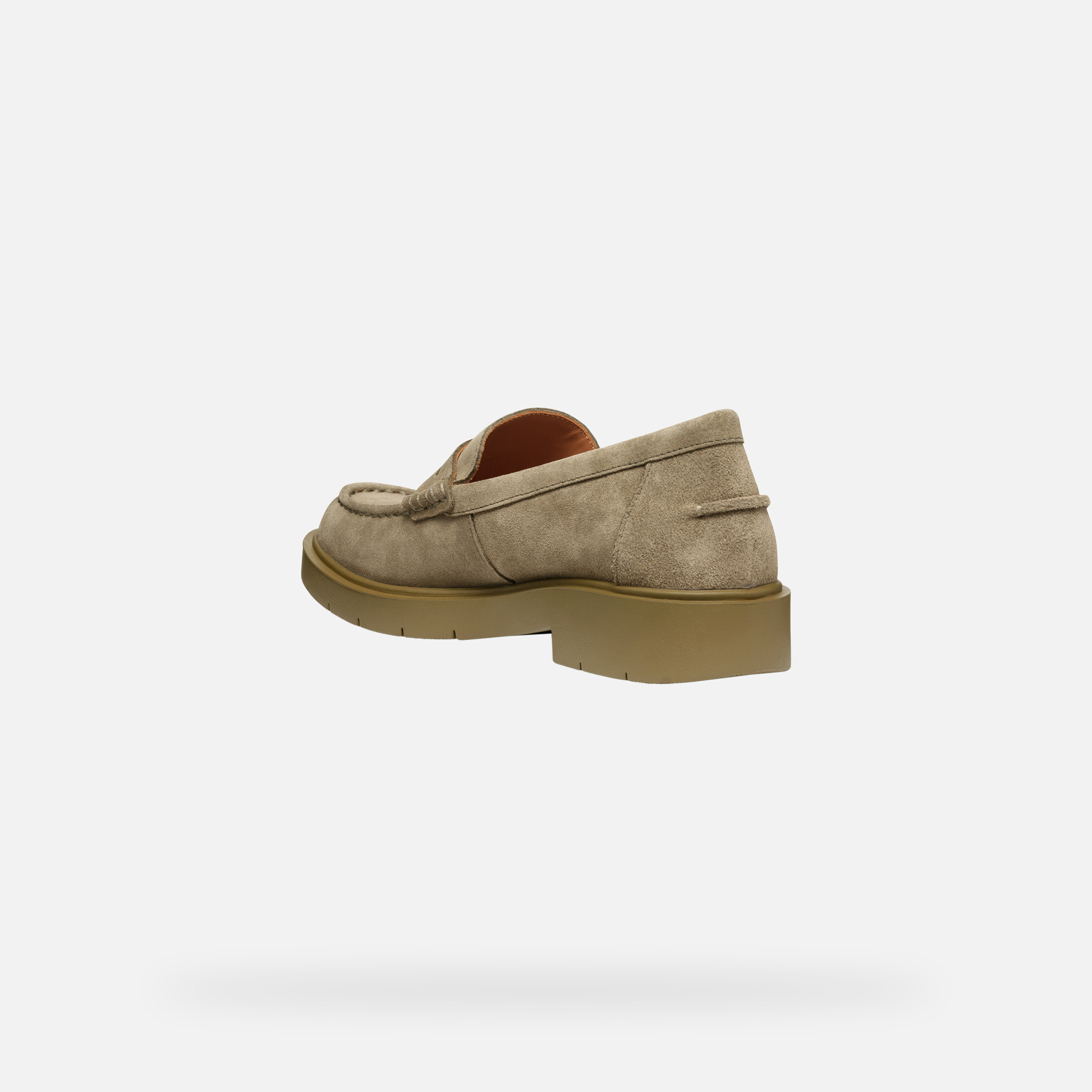 Beige women&#039;s moccasins Geox Spherica EC1 - Women&#039;s