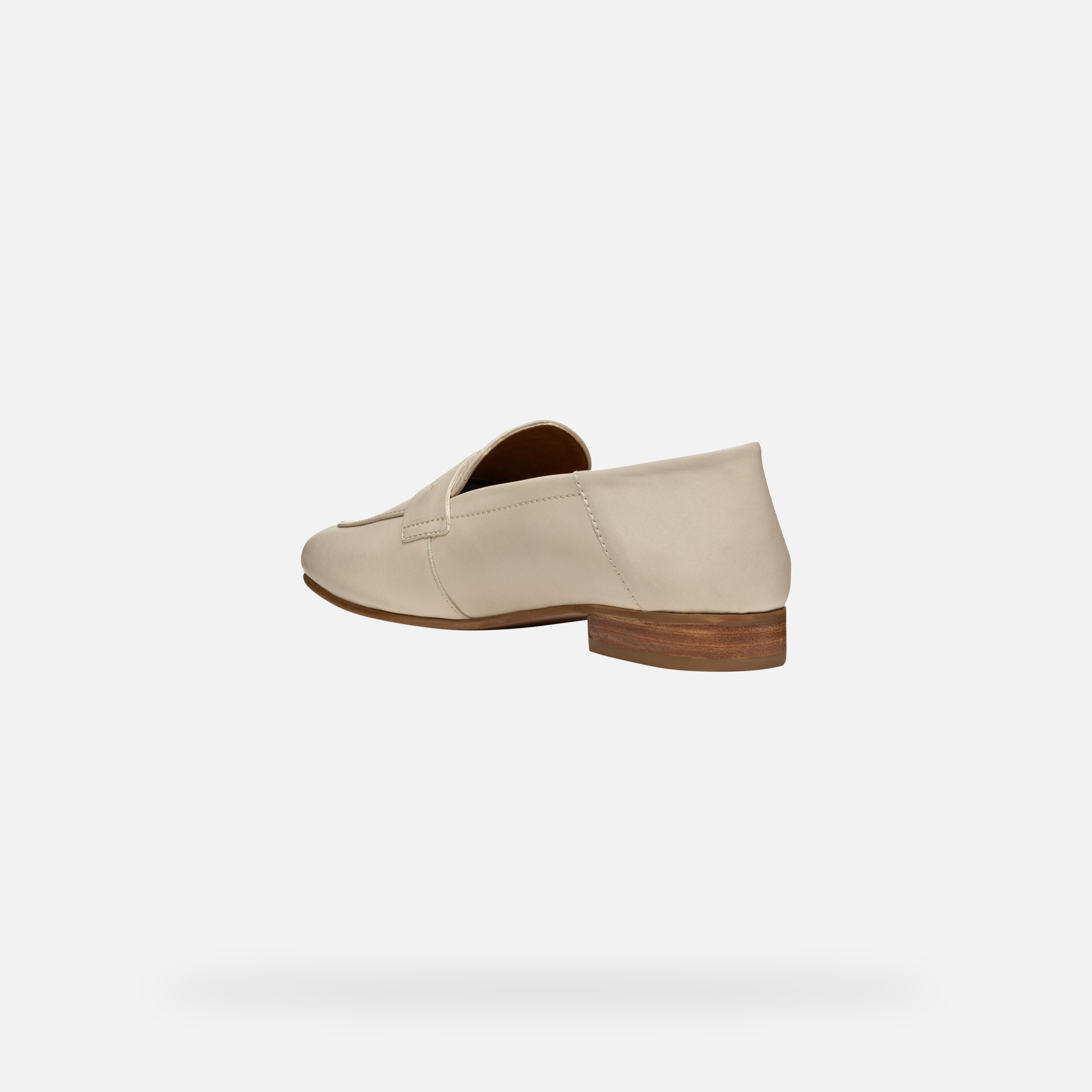 Cream women&#039;s moccasins Geox Mantinea - Women&#039;s