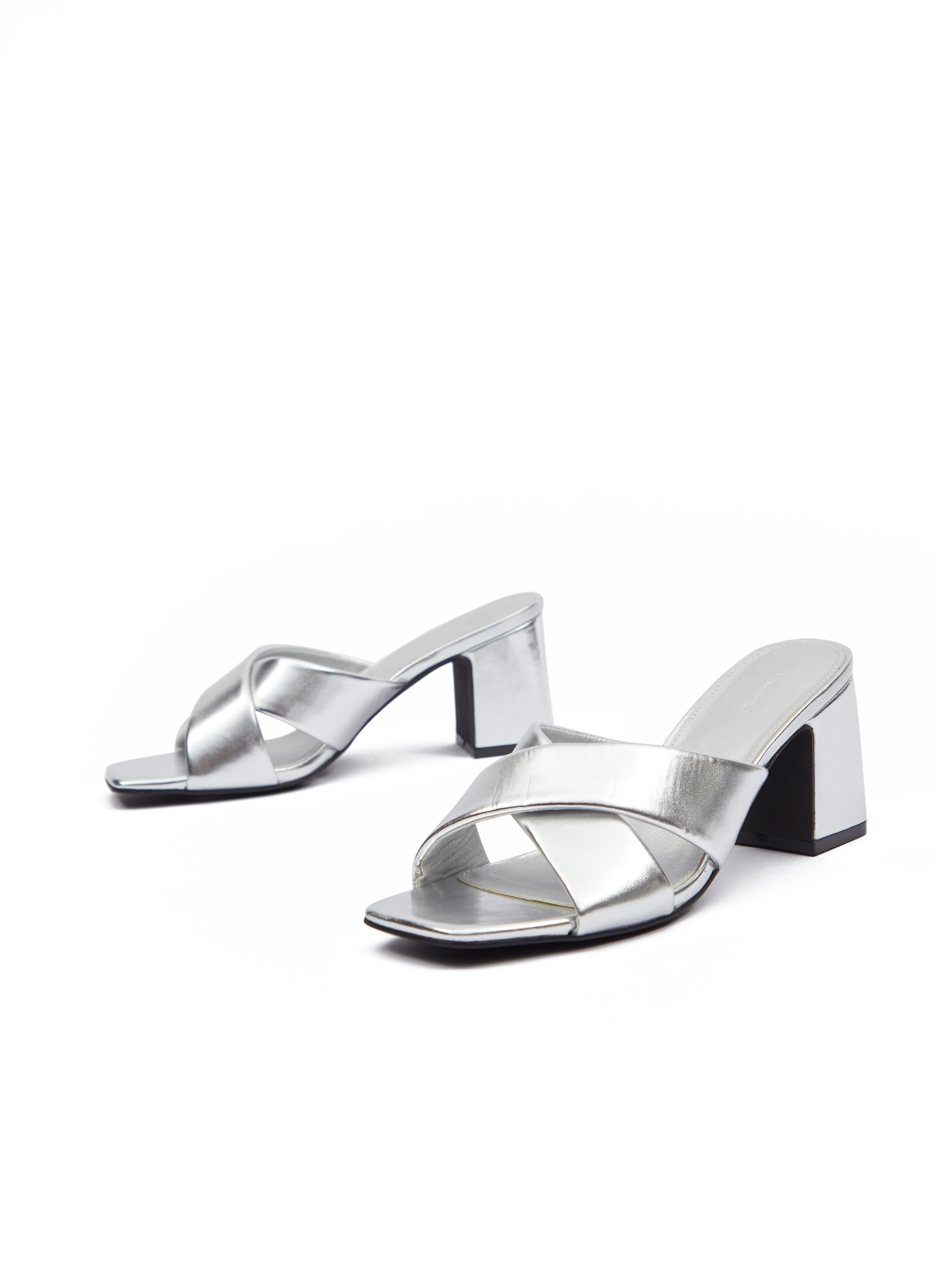 Orsay Silver women&#039;s heeled slippers - Women&#039;s