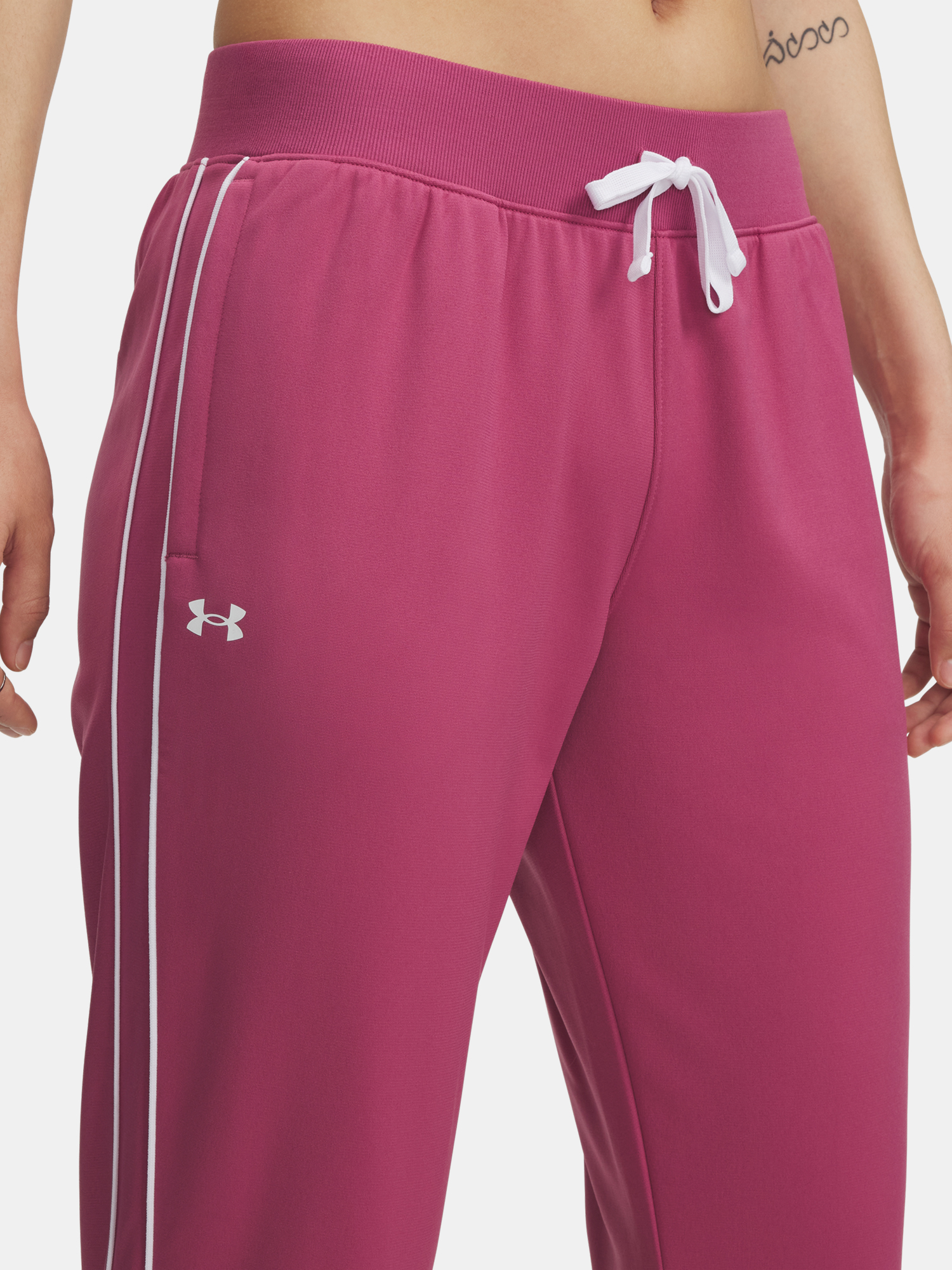 Women&#039;s Under Armour UA Rival Tricot Tracksuit HD-RED - Women&#039;s