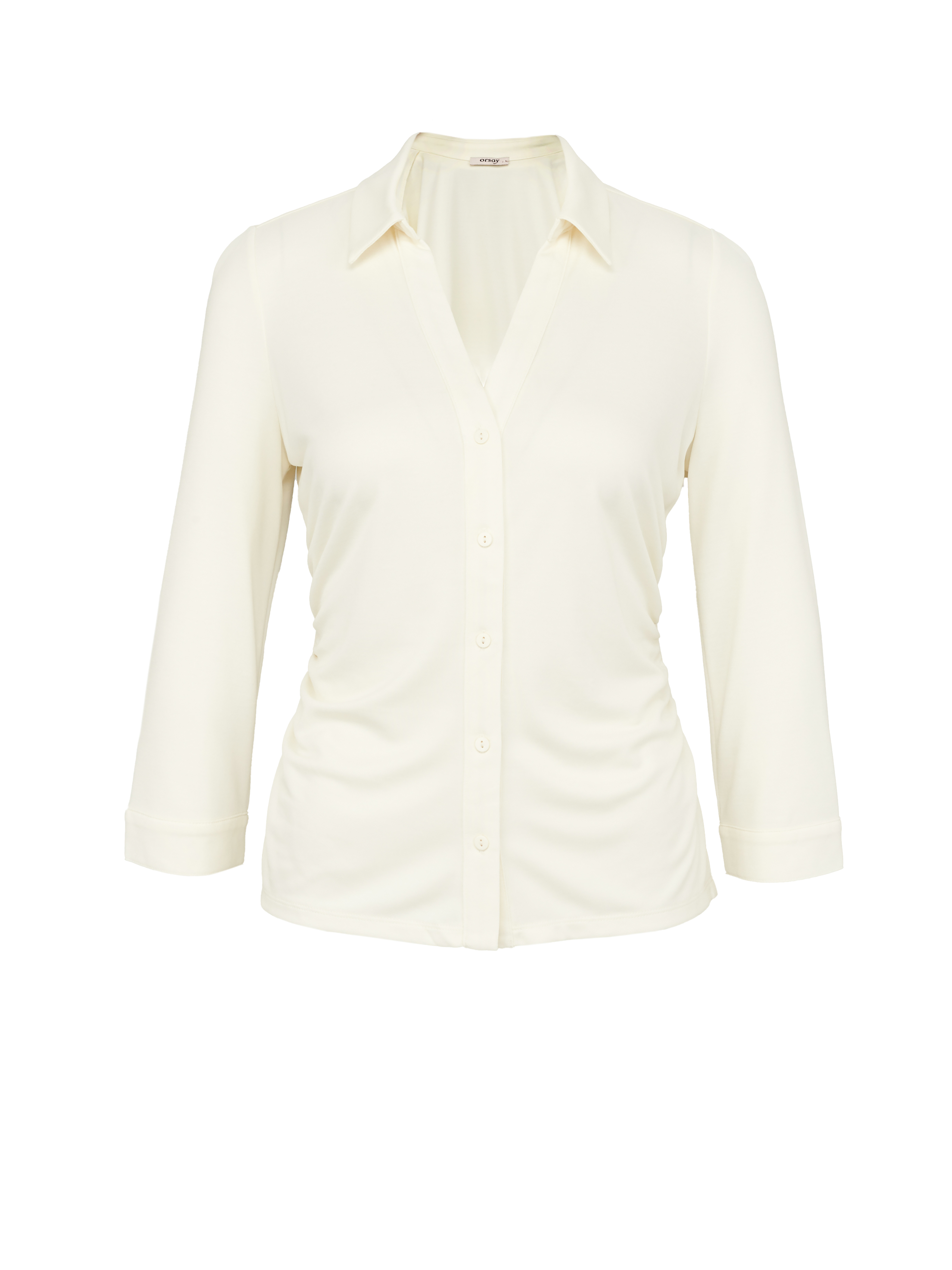 Cream women's blouse with collar ORSAY - Women