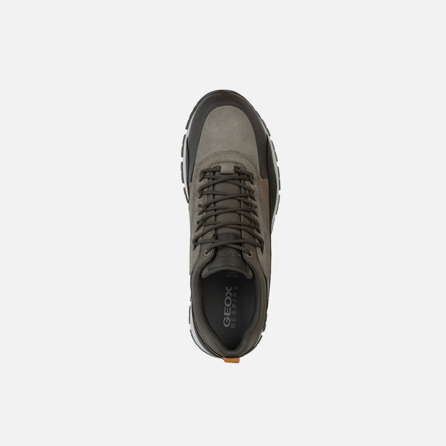 Dark brown men&#039;s sneakers Geox Doray B Abx - Men&#039;s