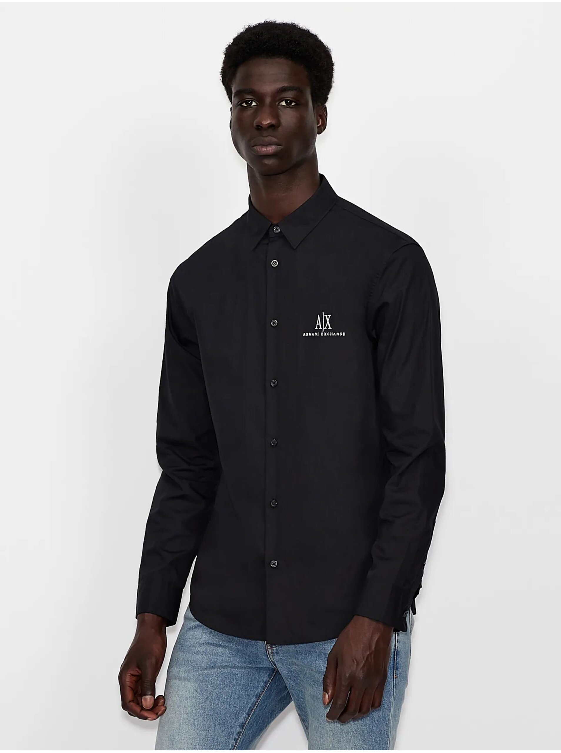 Men's Black Armani Exchange Shirt - Men