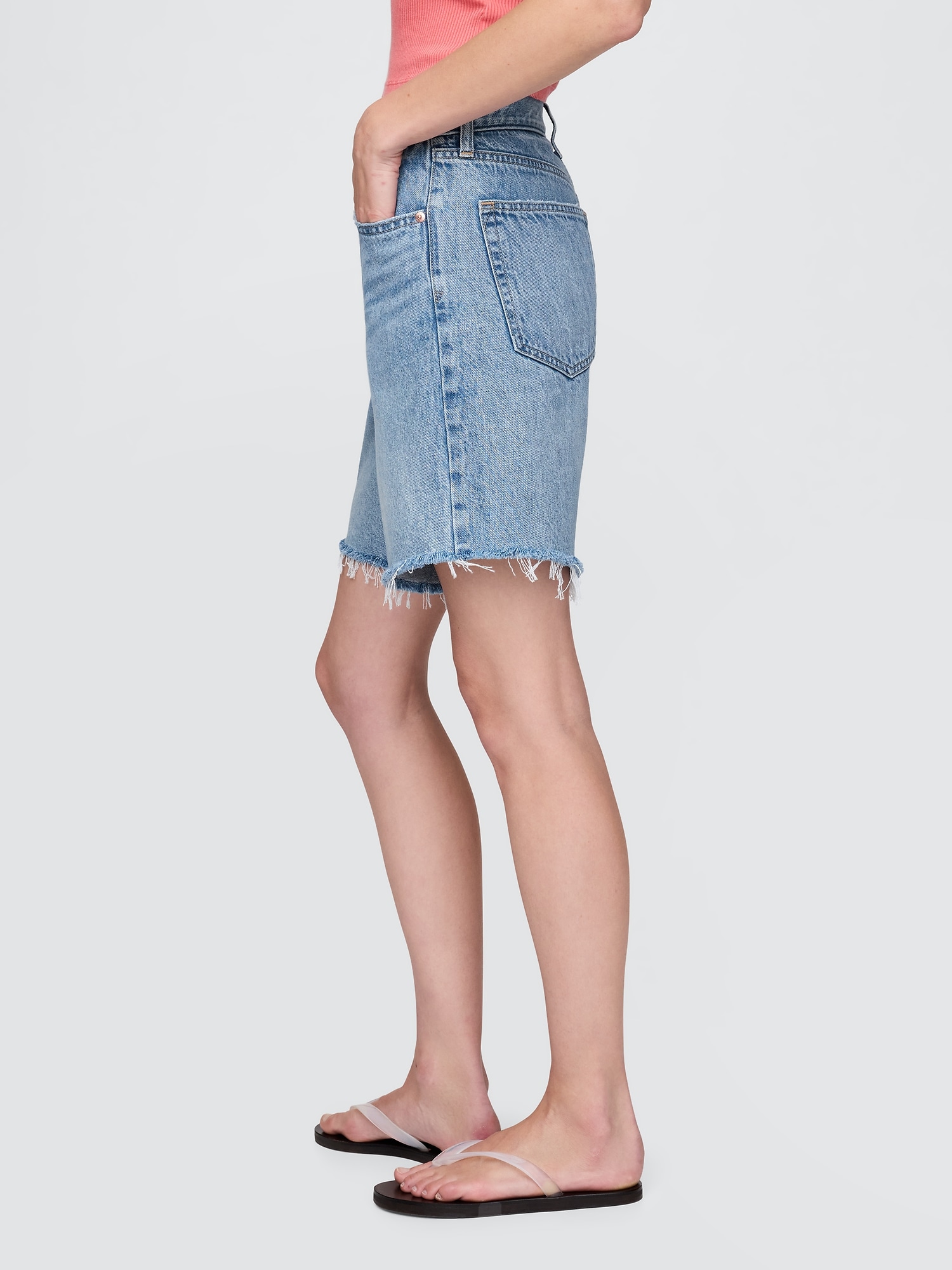 GAP Denim Shorts &#039;90s Loose Bermuda - Women&#039;s