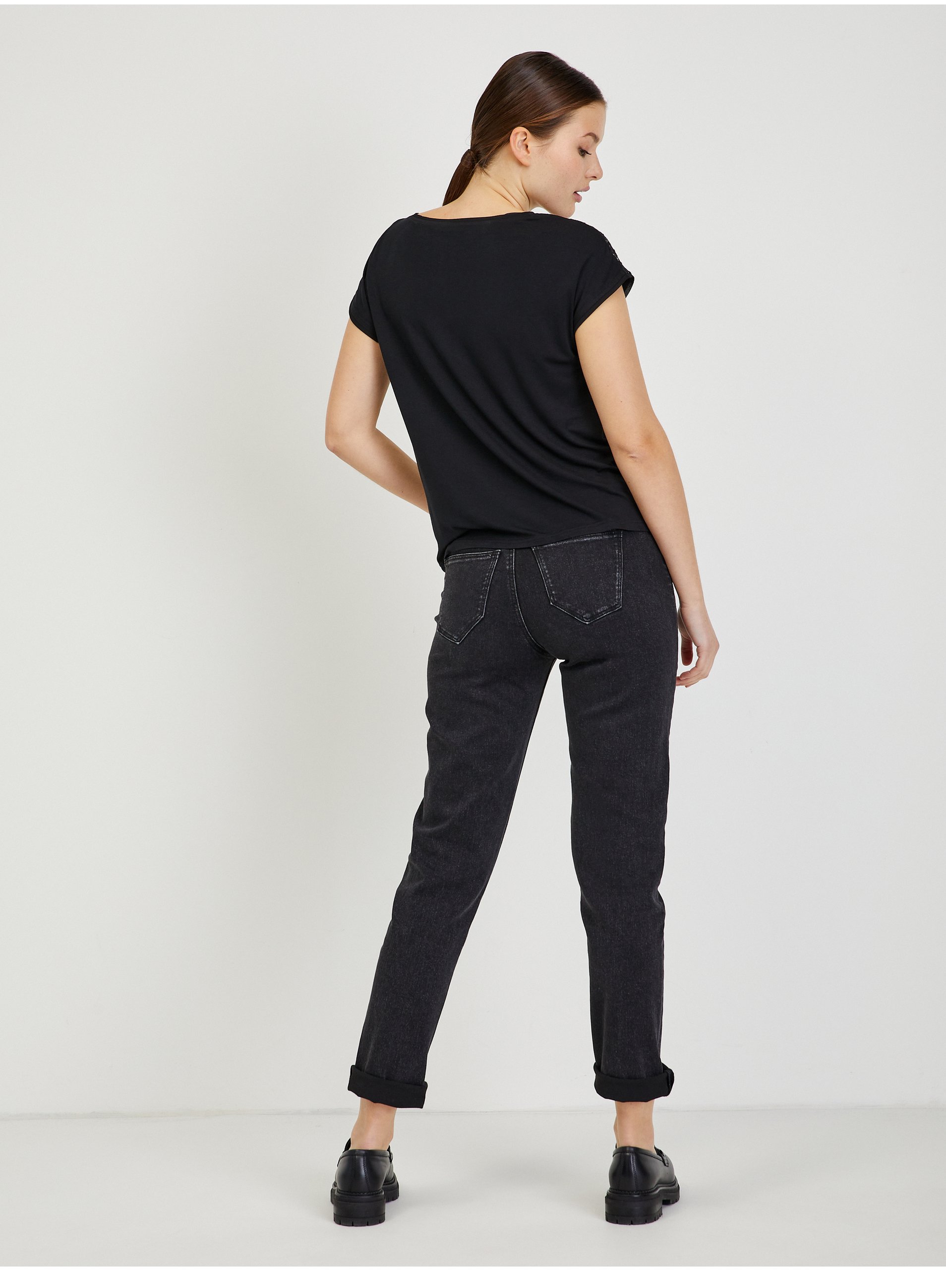 Tricouri pentru femei ORSAY - negru, bej