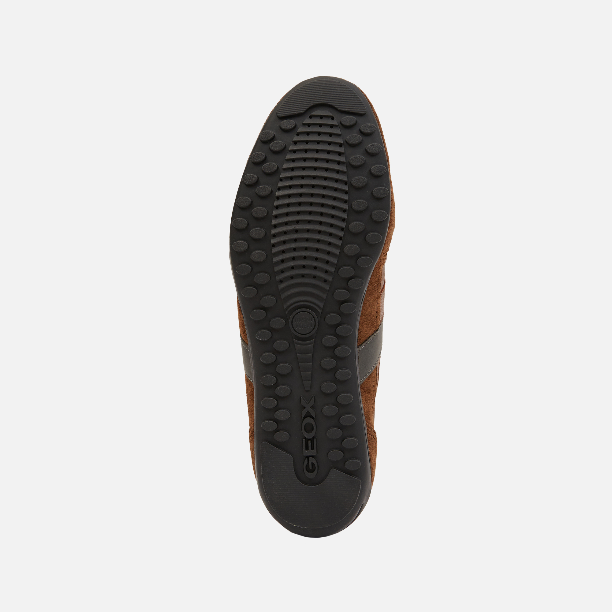 Brown men's sneakers Geox Wells - Men's