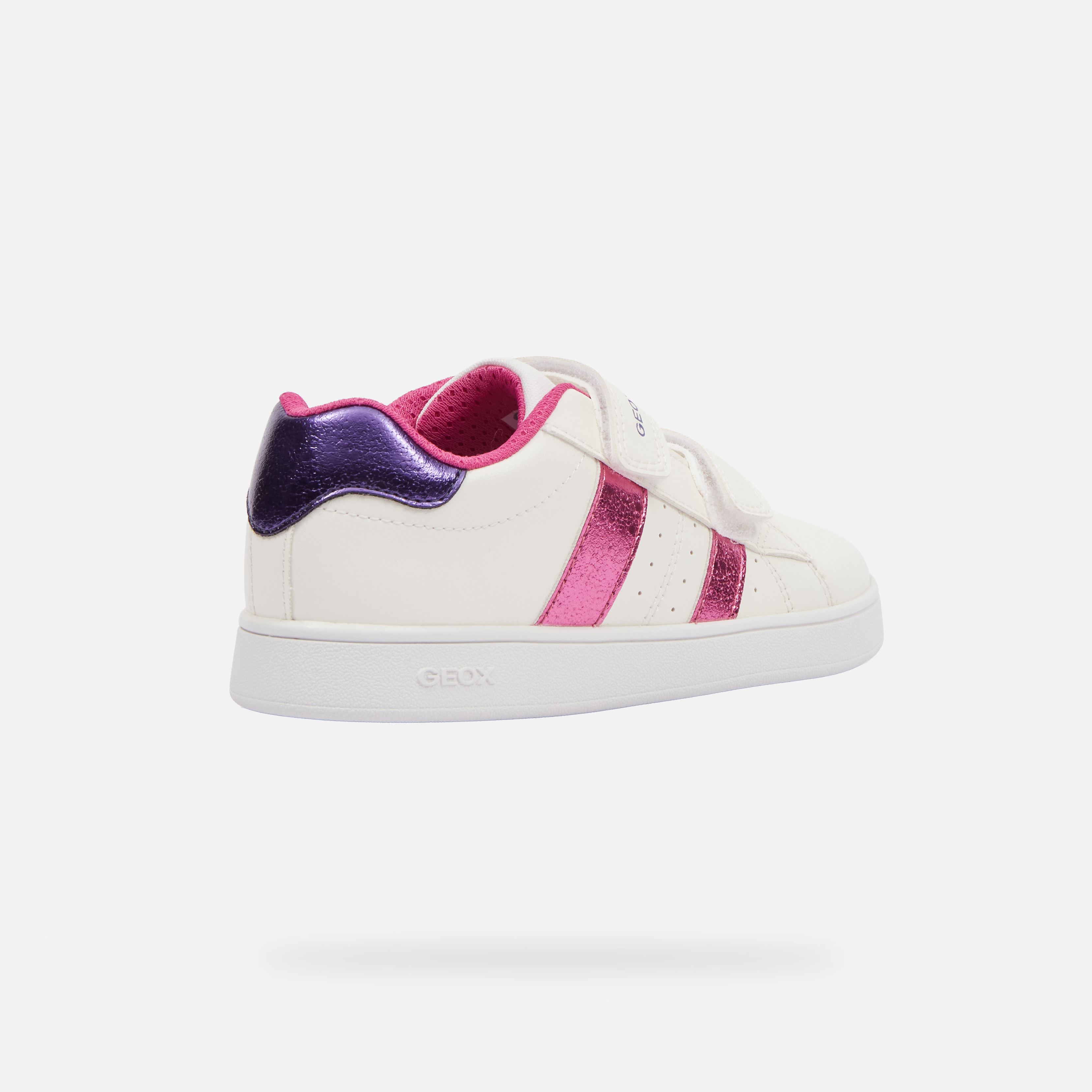 White Girls Sneakers Geox Eclyper Girl - Girls